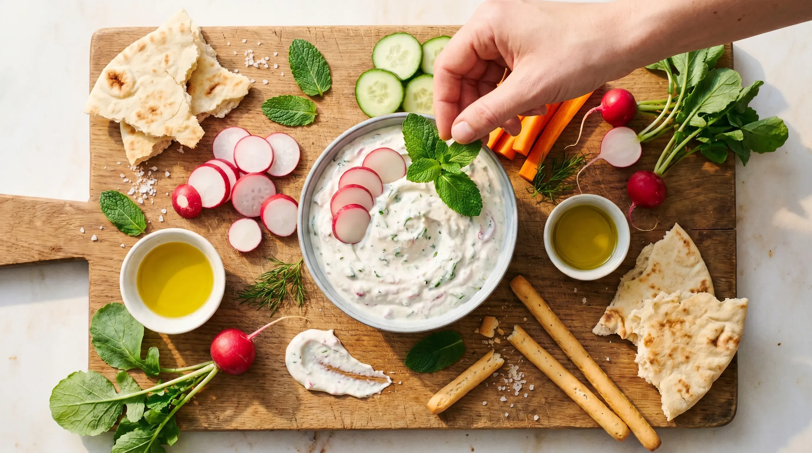 Radieschen-Dip mit Minze