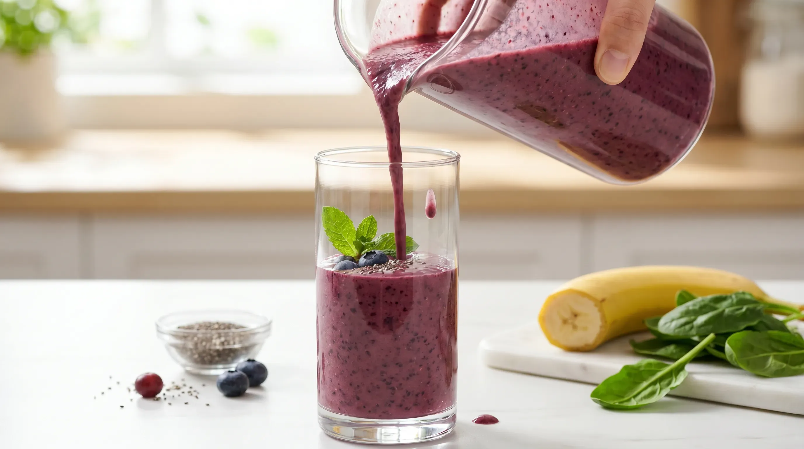 Anti-Histamin Beeren-Smoothie