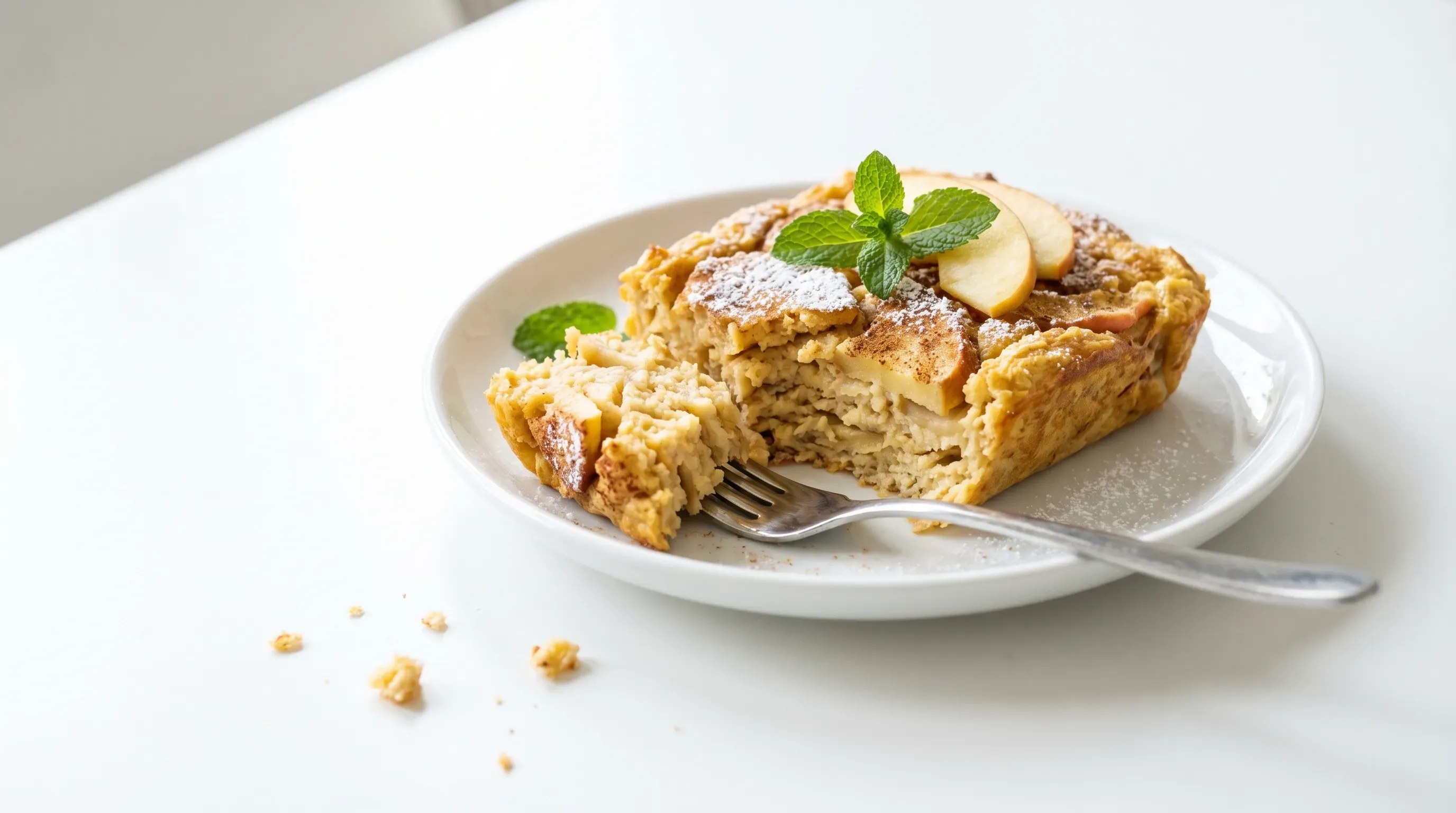 Apfel Zimt Baked Oats