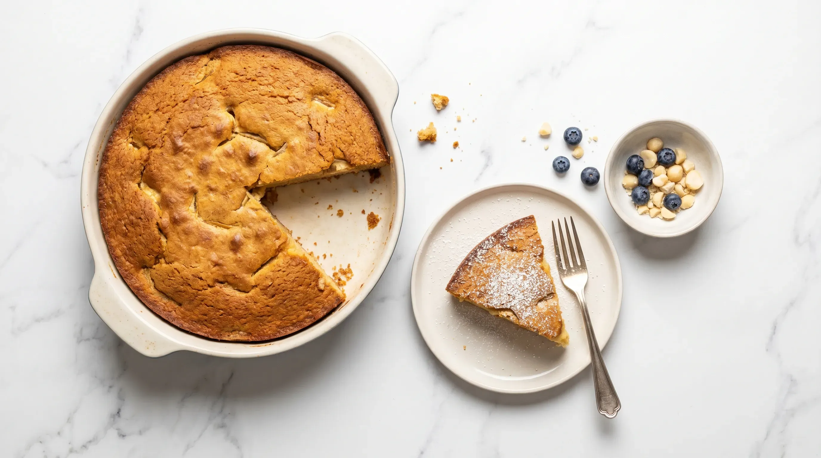 Einfacher histaminarmer Apfelkuchen