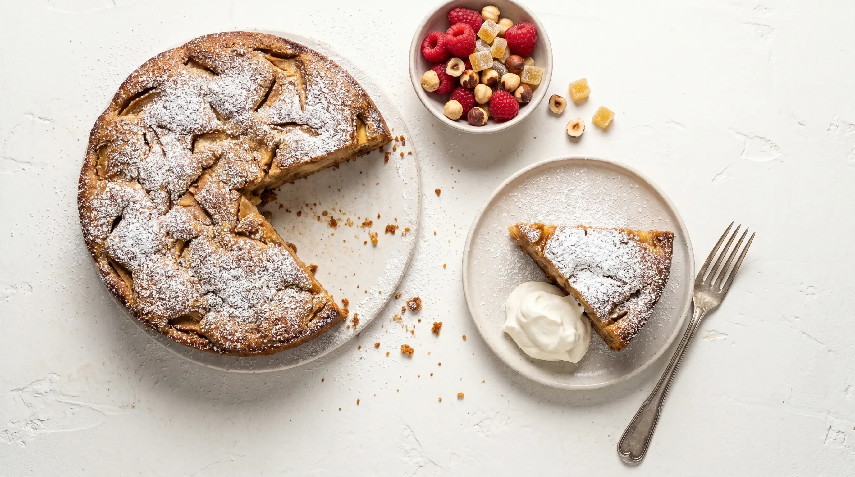 Apfelkuchen mit Ingwer