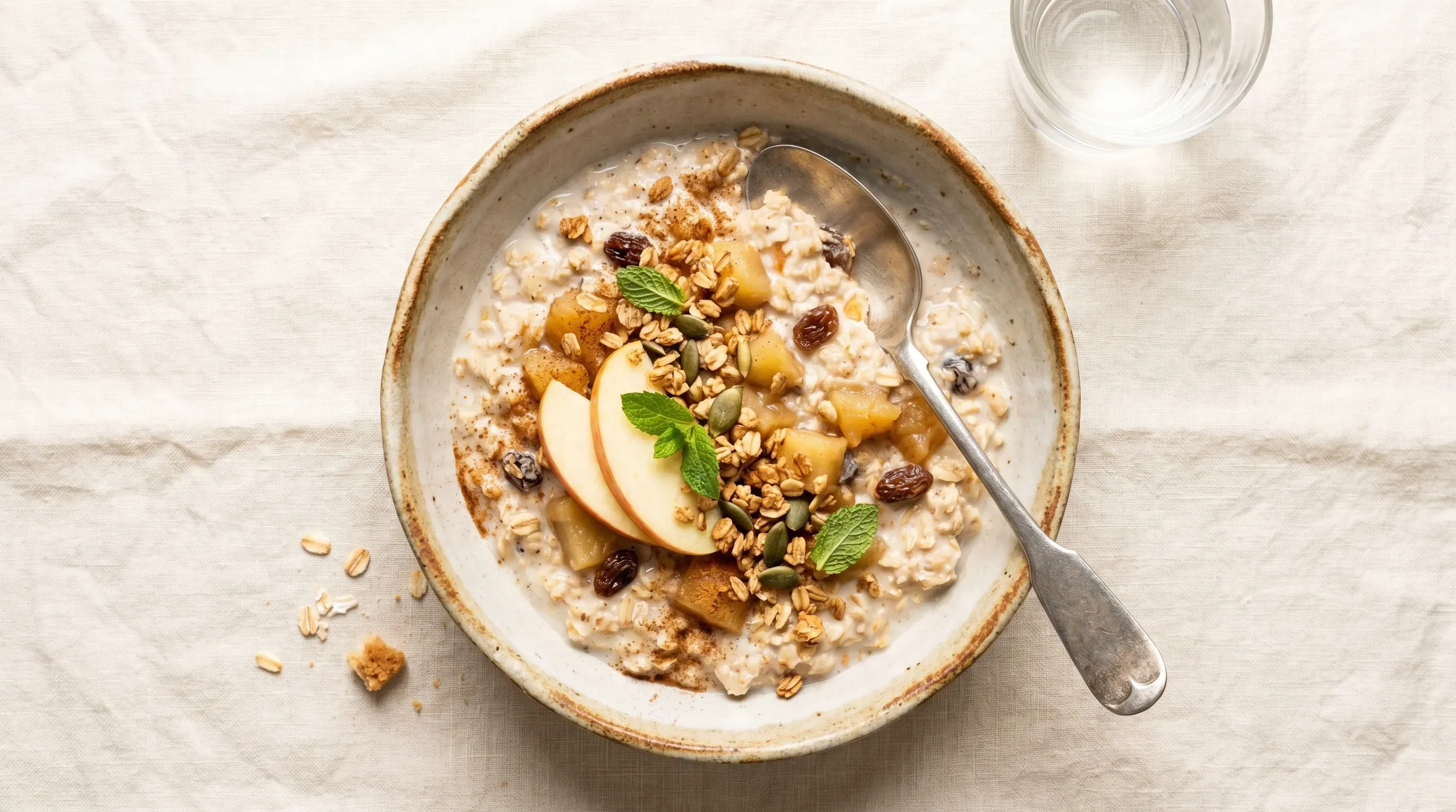 Apfelkuchen Overnight Oats