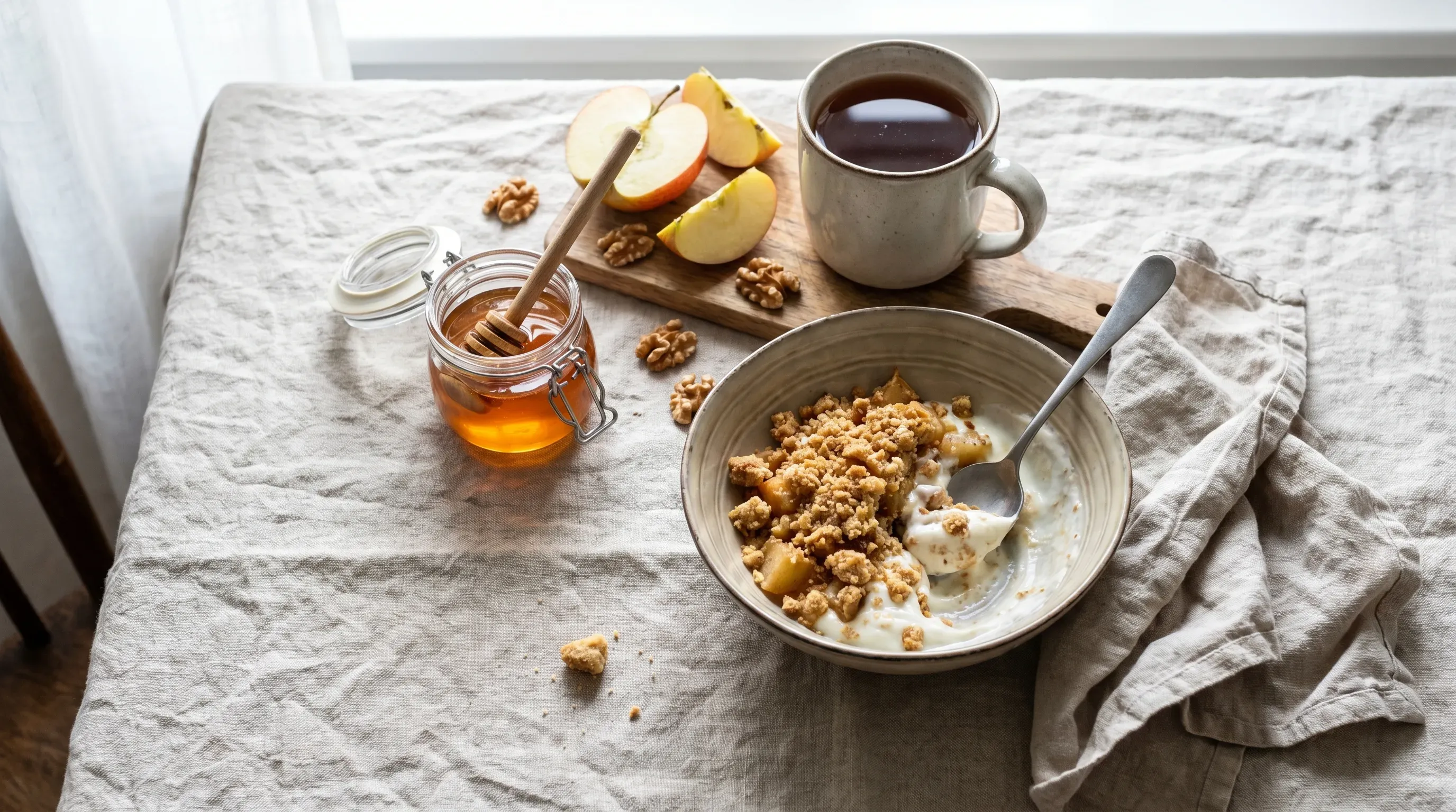 Apple Crumble Joghurt