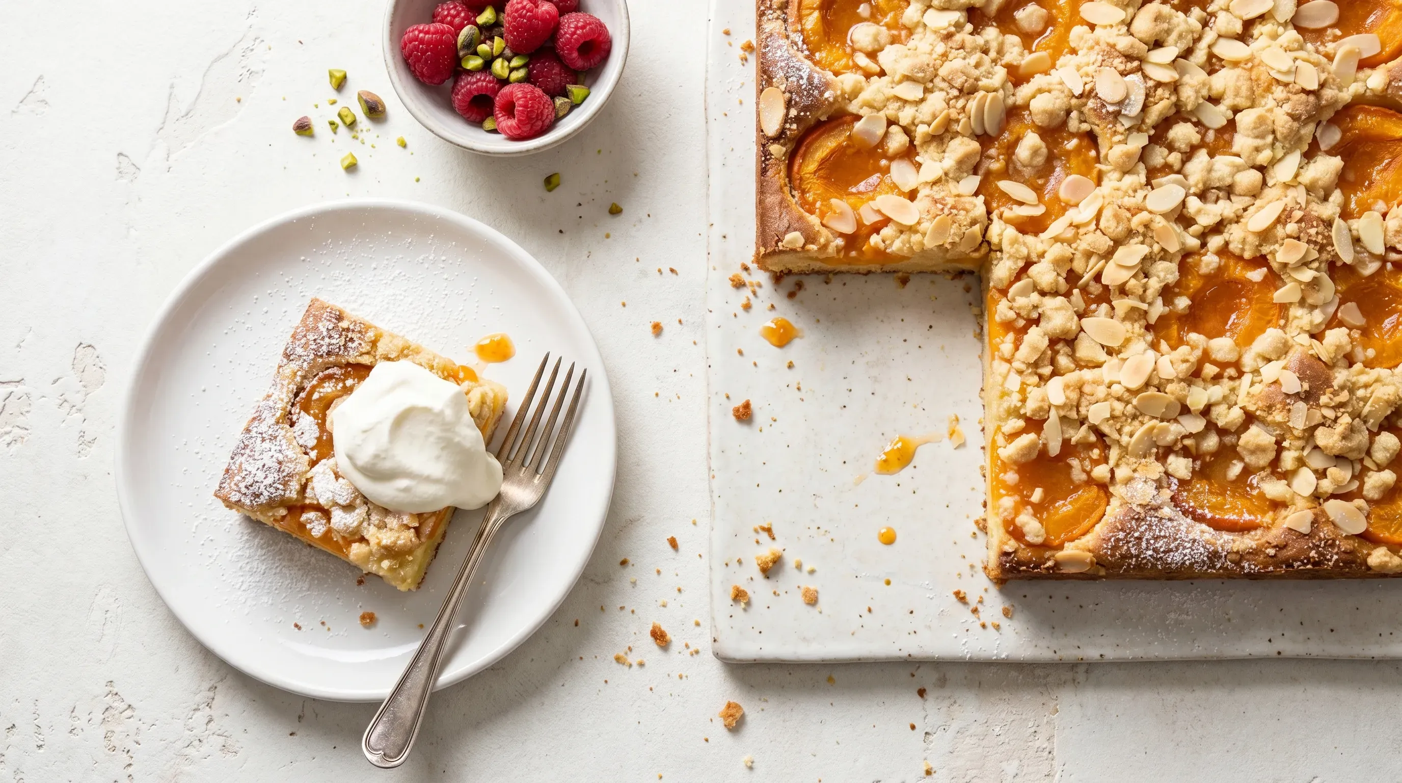Aprikosenkuchen vom Blech