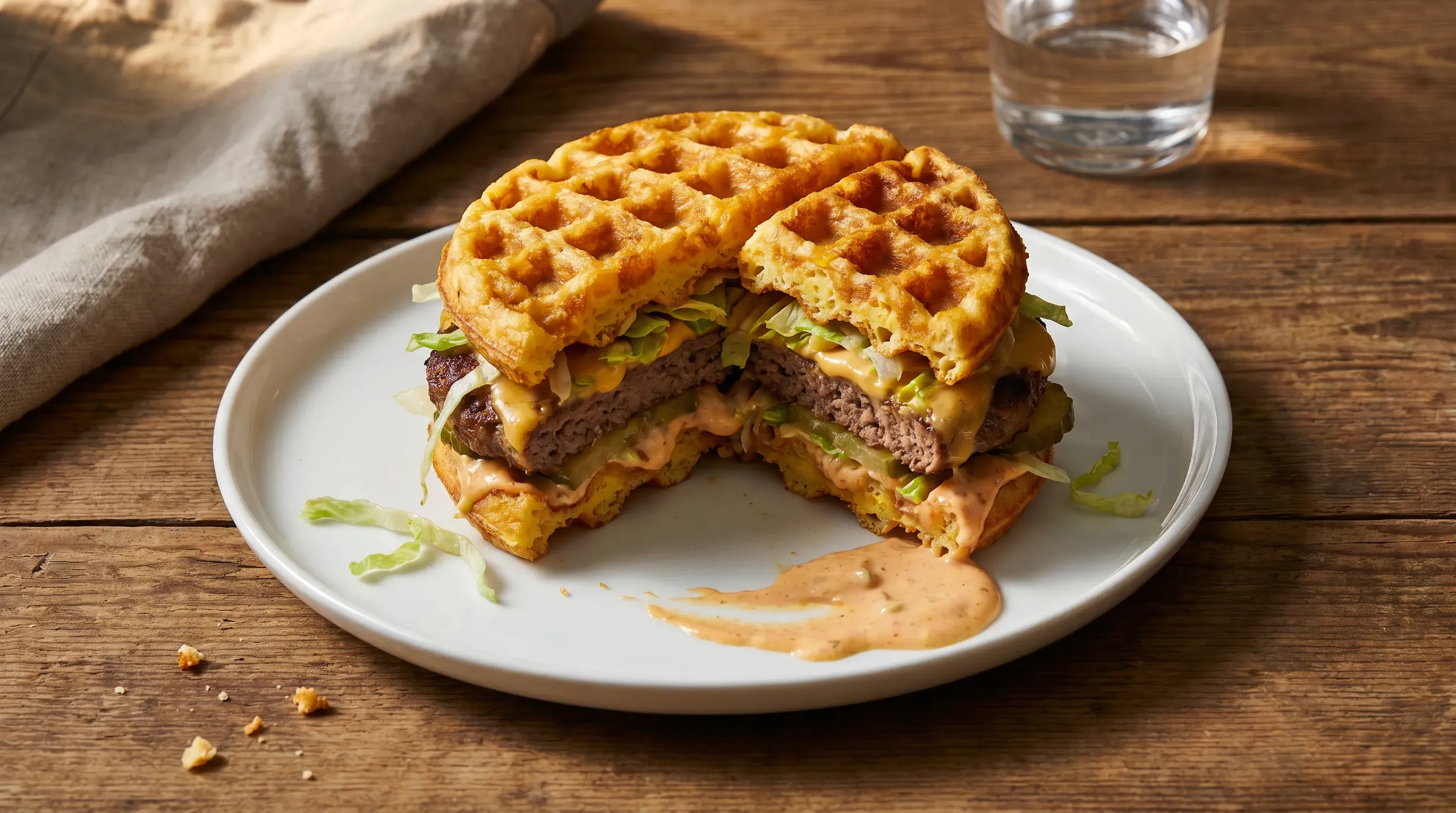 Big Mac Chaffle – histaminarm & glutenfrei