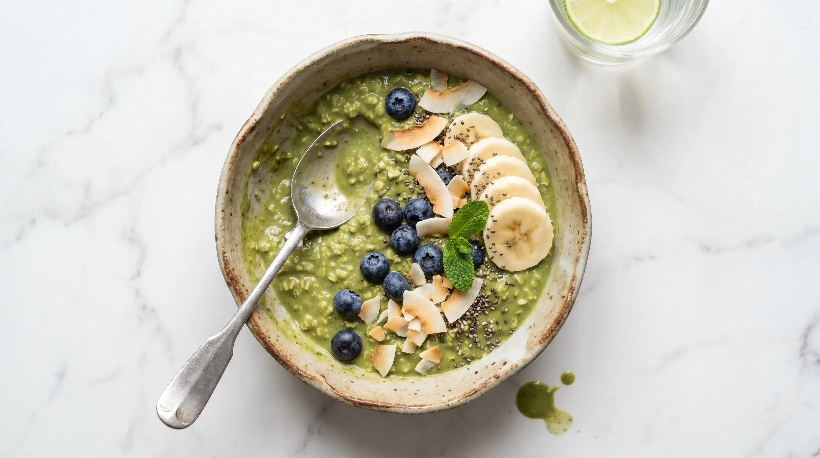 Blended Matcha Oats