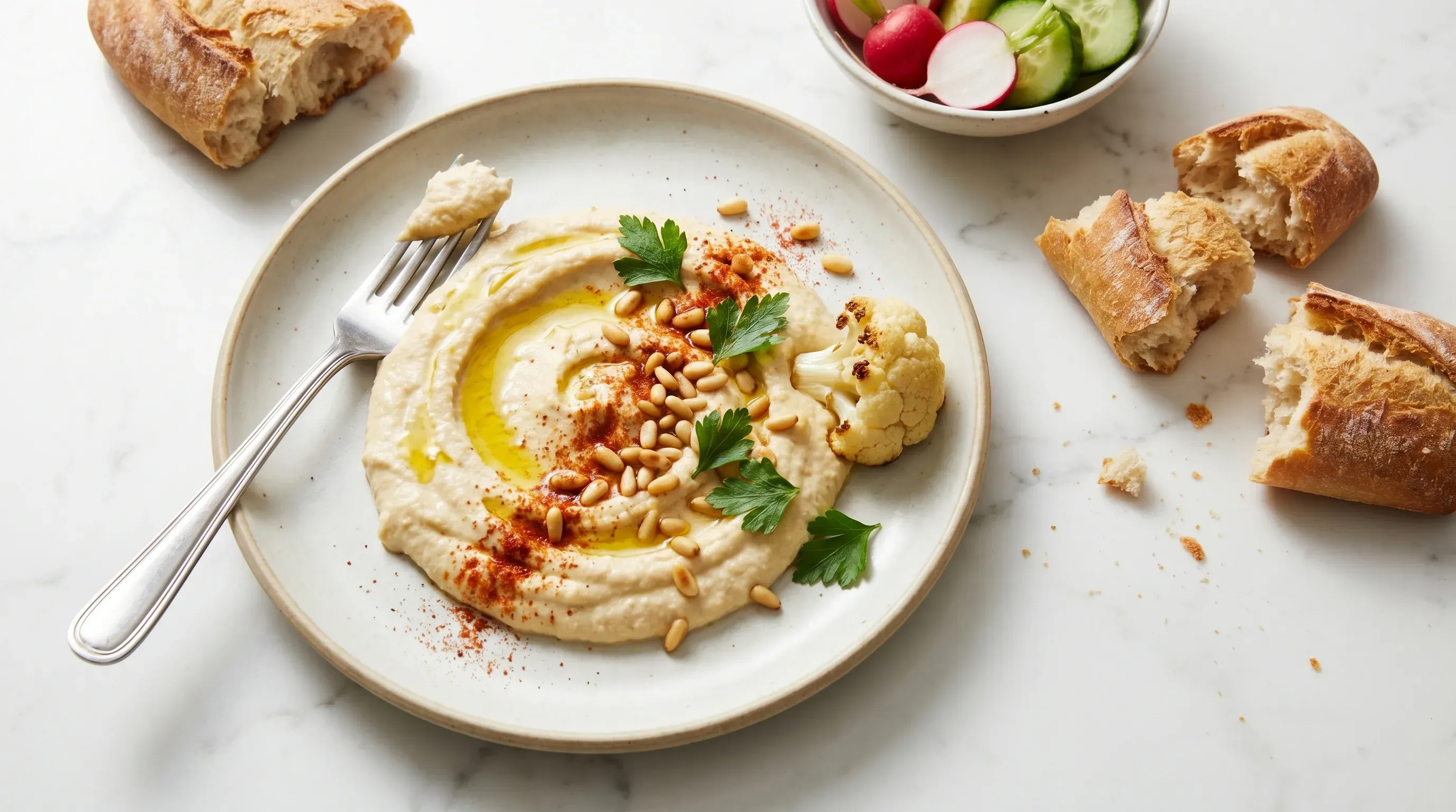 Blumenkohl Hummus (ohne Kichererbsen)