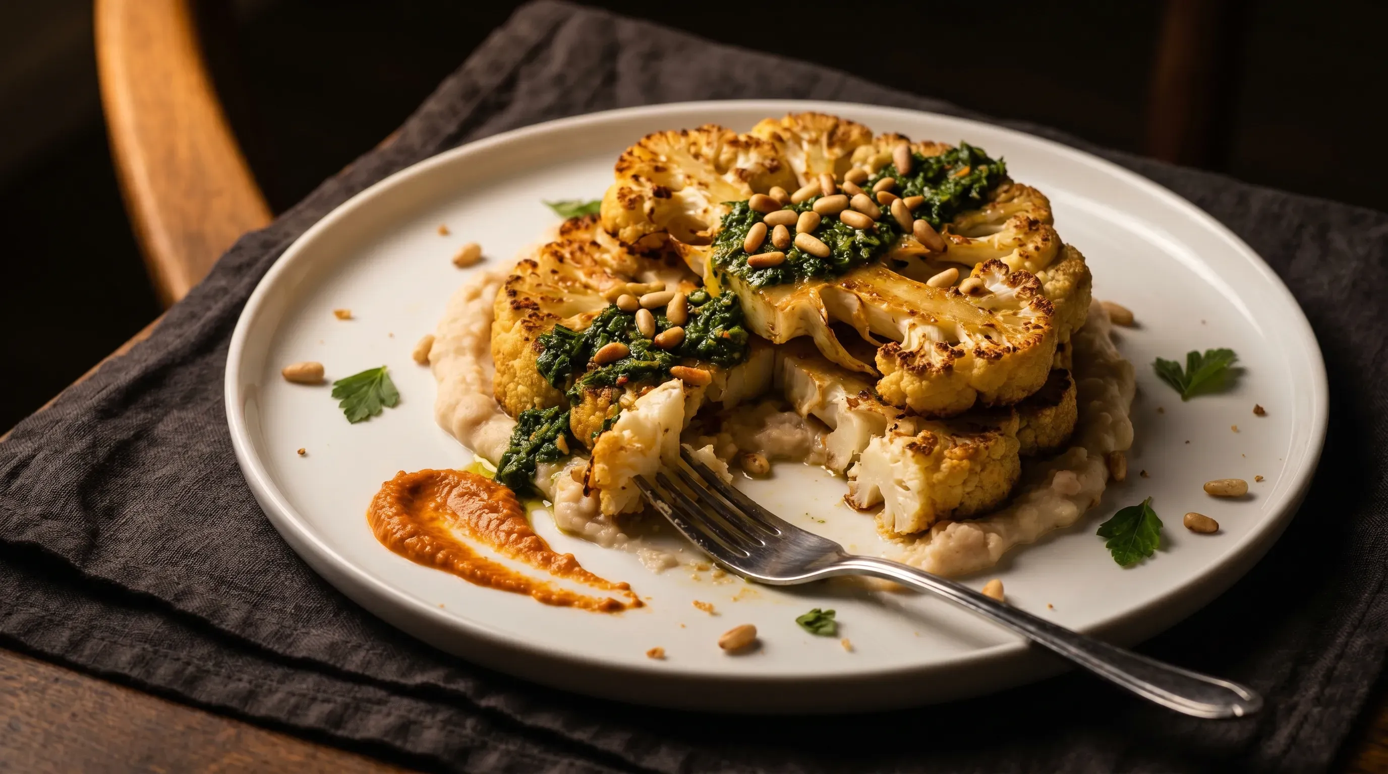 Blumenkohl-Steaks – histaminarm & glutenfrei & vegetarisch