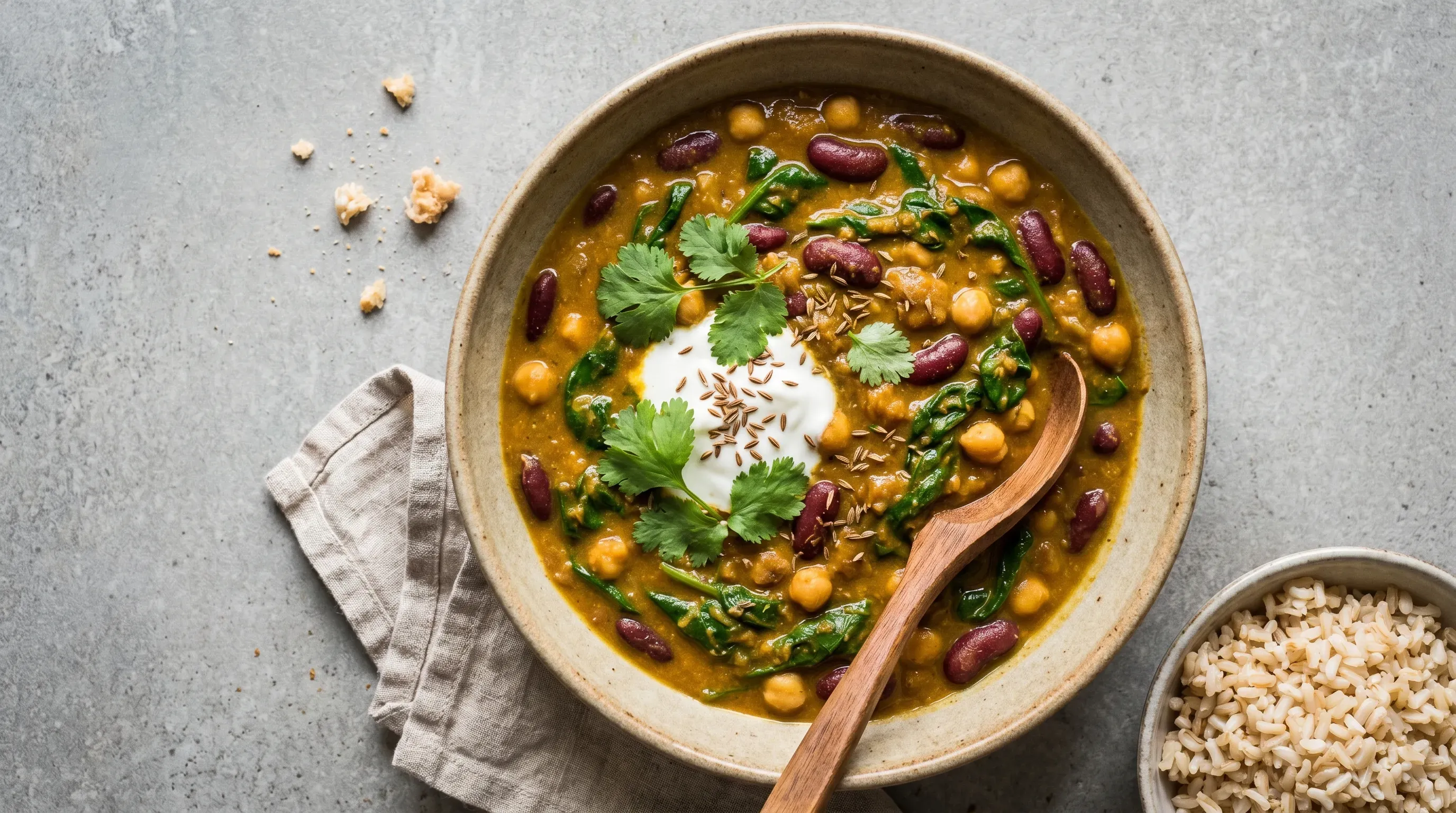 Bohnen Spinat Curry – glutenfrei & vegetarisch & histaminarm