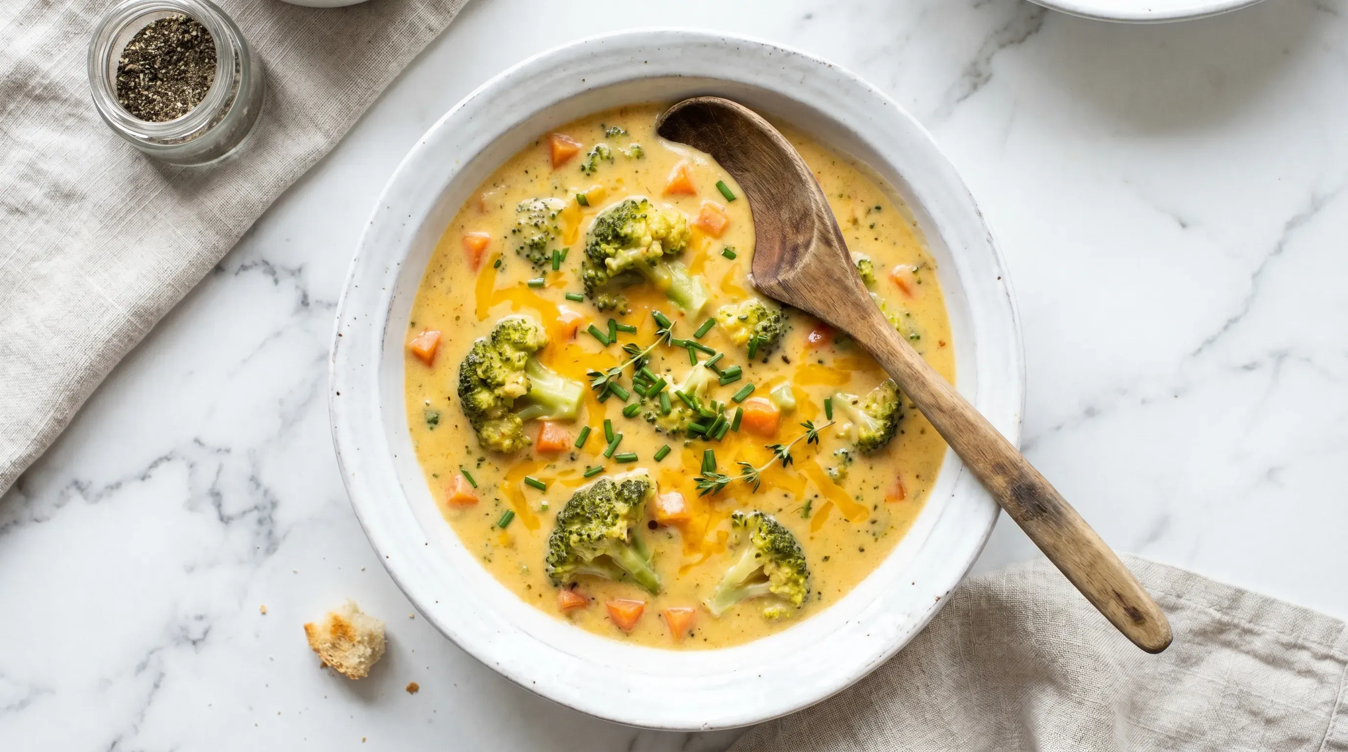 Brokkoli Cheddar Suppe