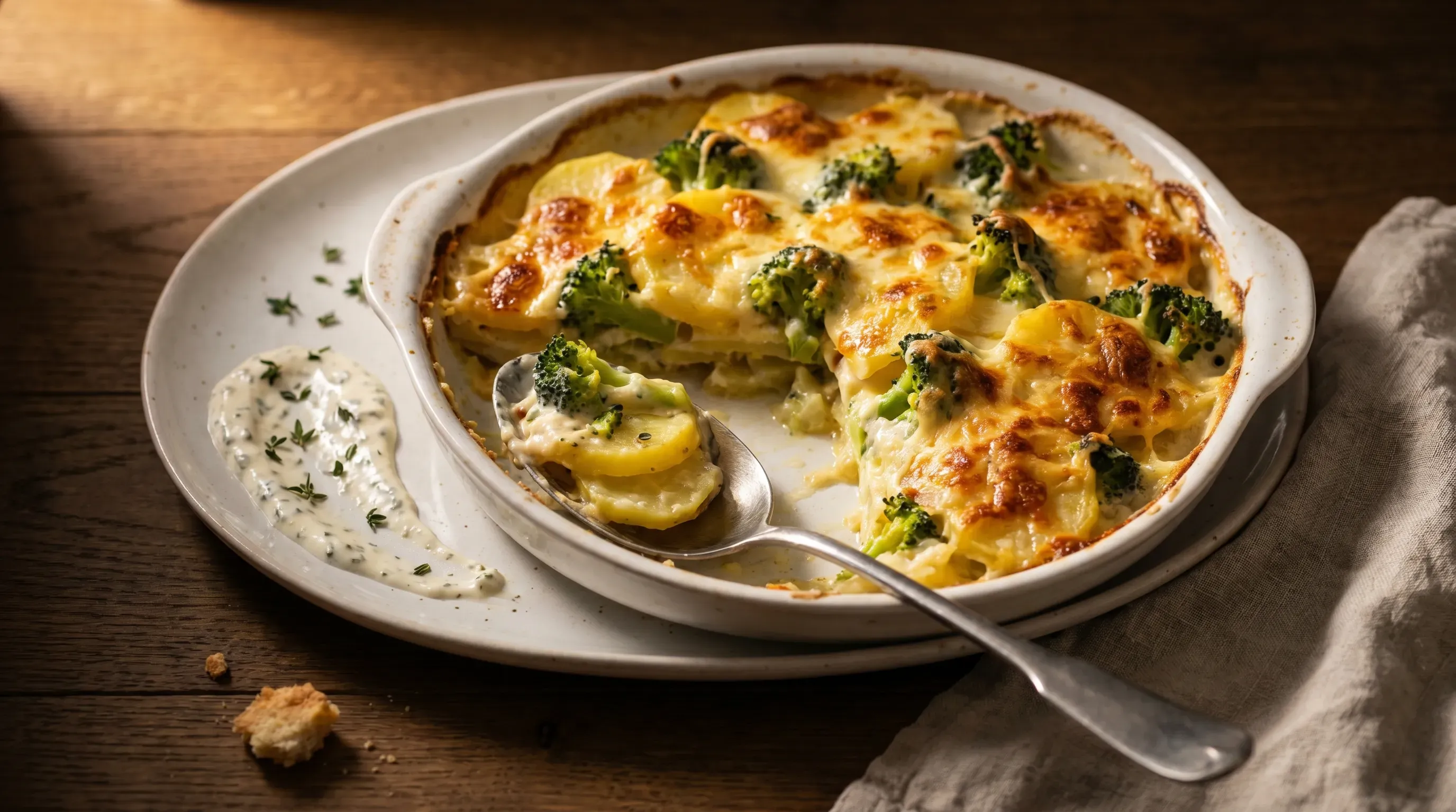 Brokkoli-Kartoffel-Gratin