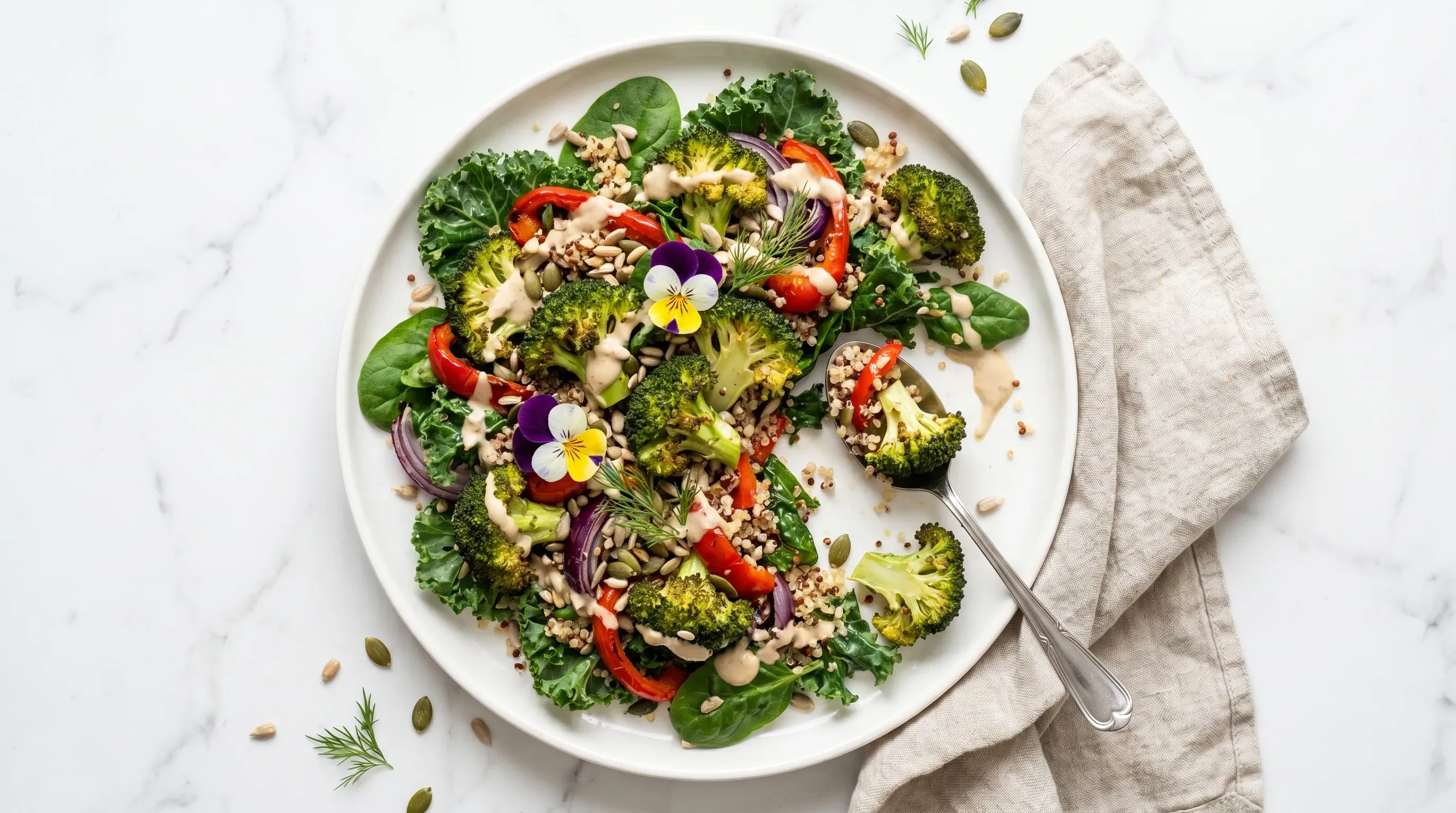 Brokkoli-Salat – glutenfrei & vegan & laktosefrei