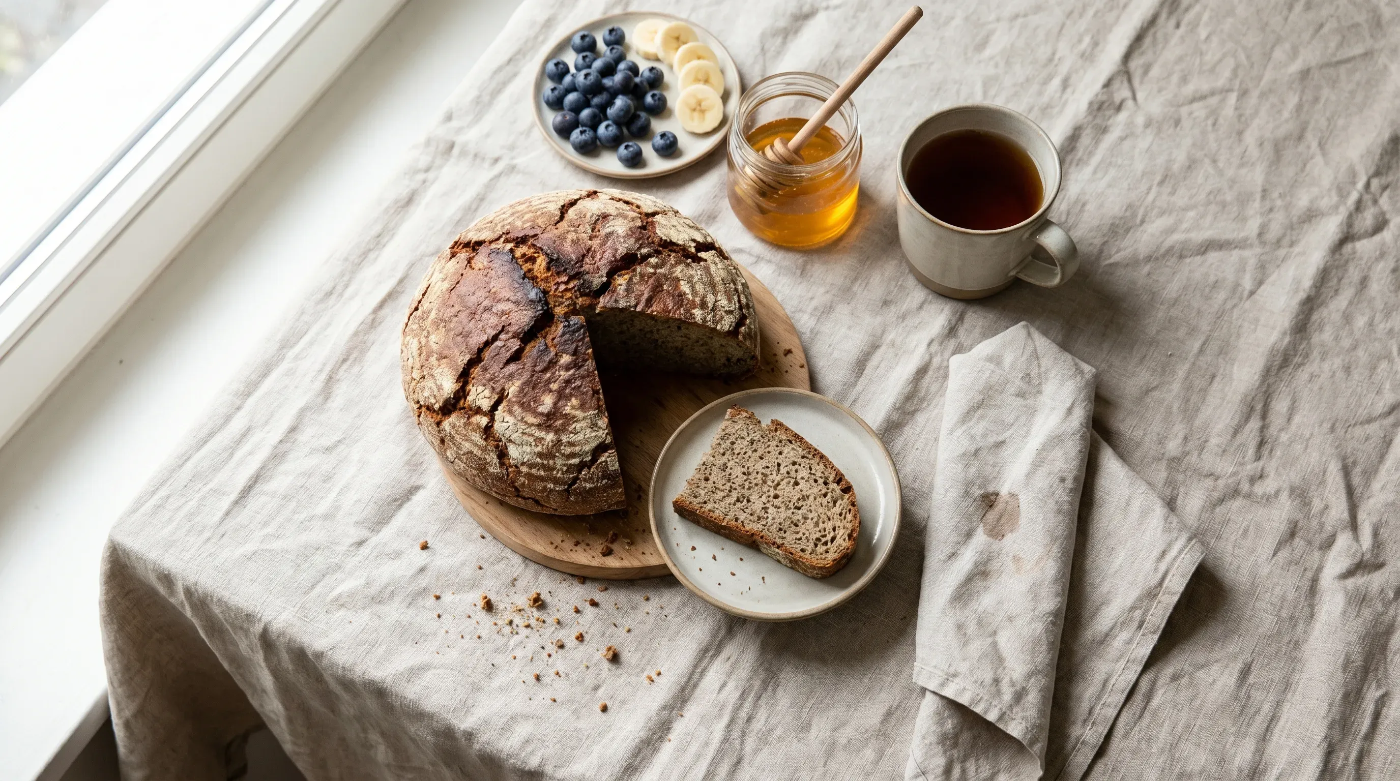 Buchweizenbrot – glutenfrei & vegan & histaminarm