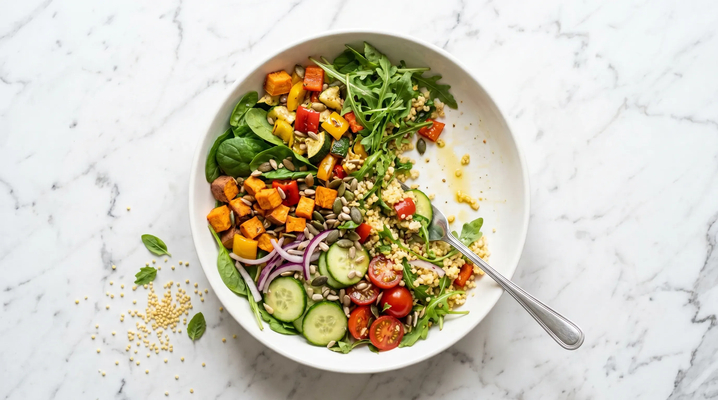Bunter Hirsesalat