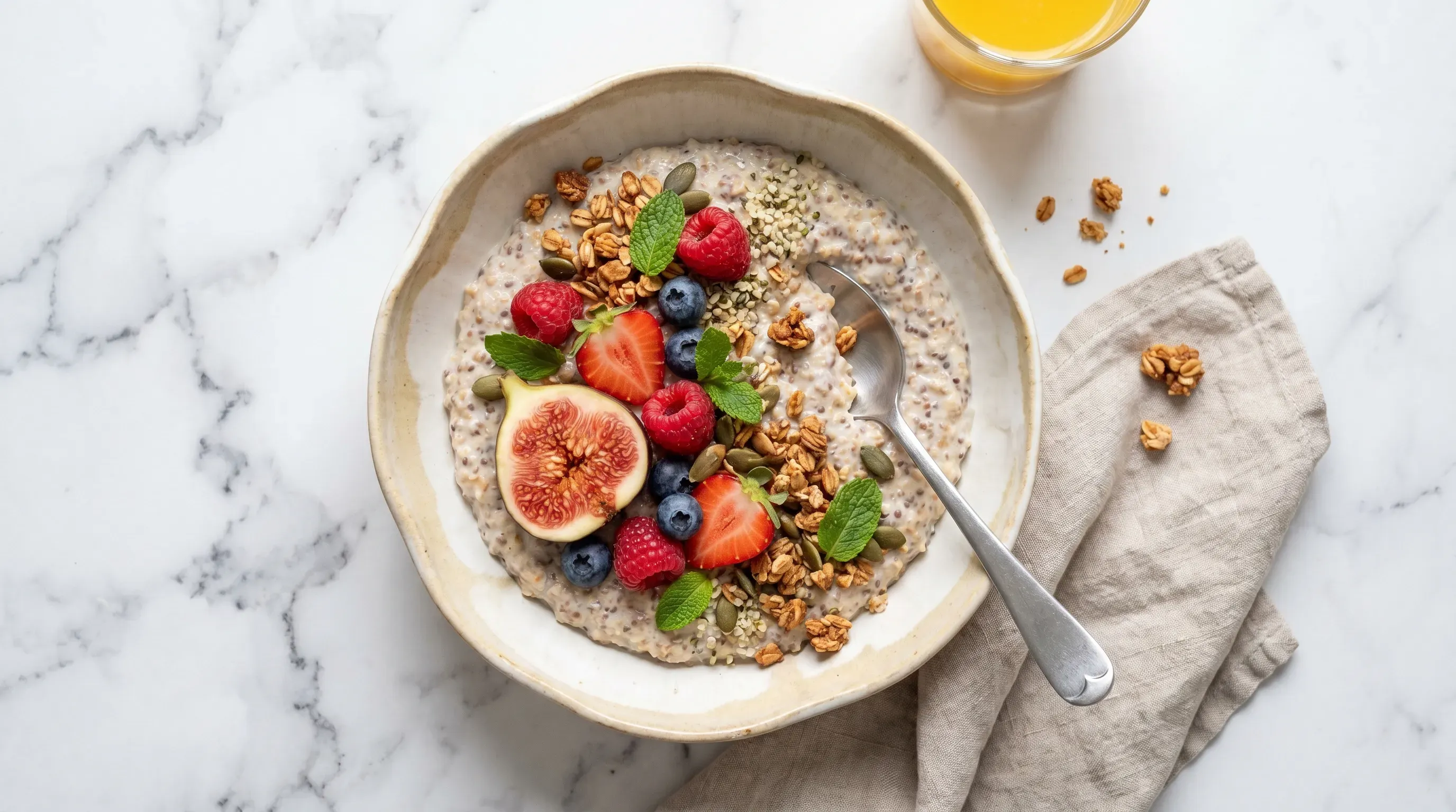 Chia-Leinsamen-Porridge