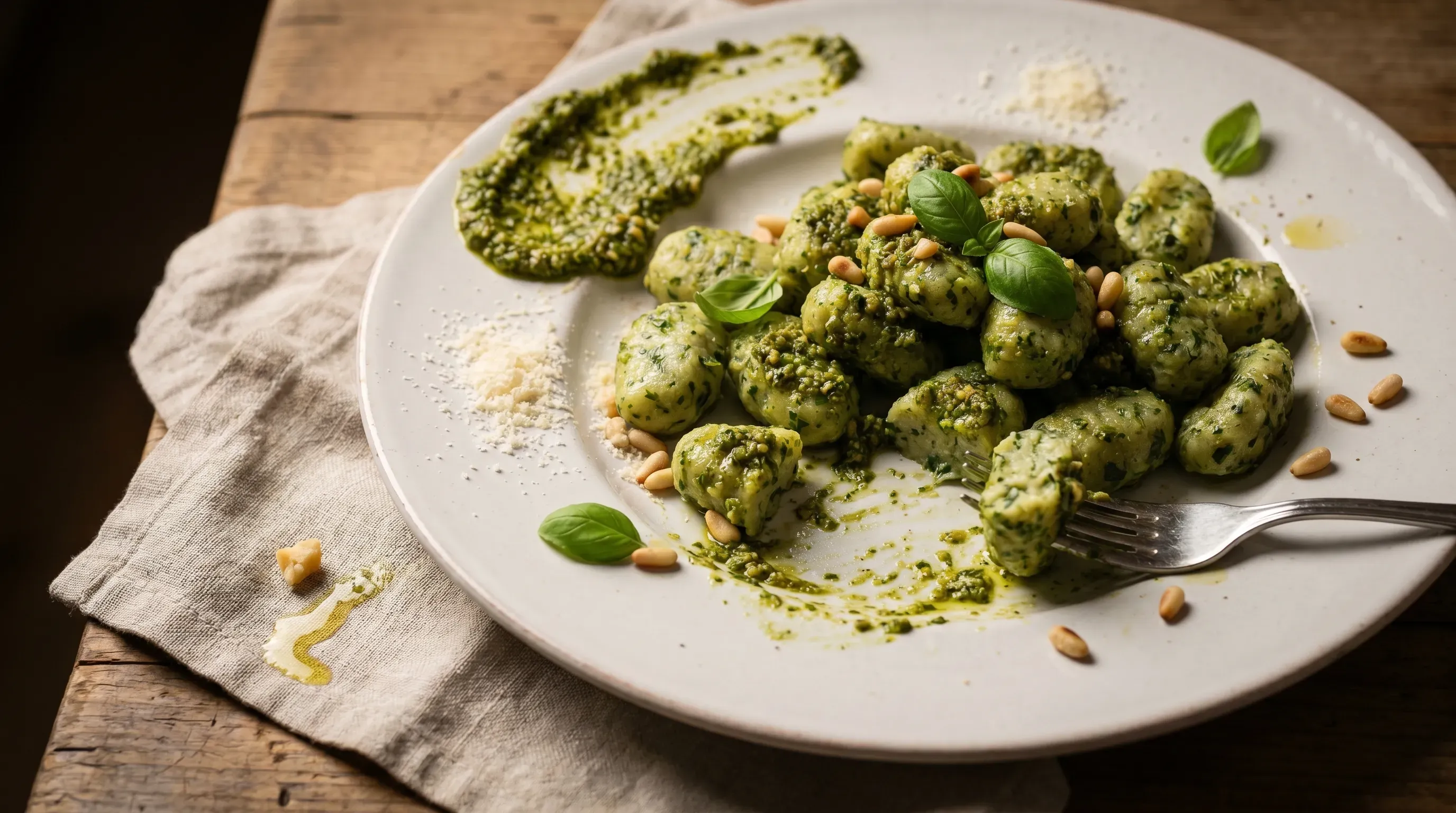 Kräuter-Gnocchi mit Pesto