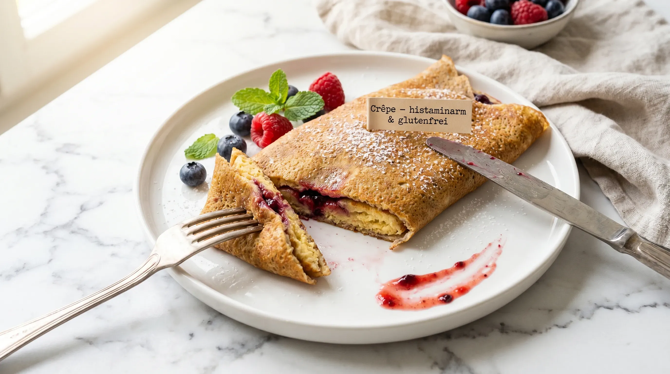 Crêpe – histaminarm & glutenfrei