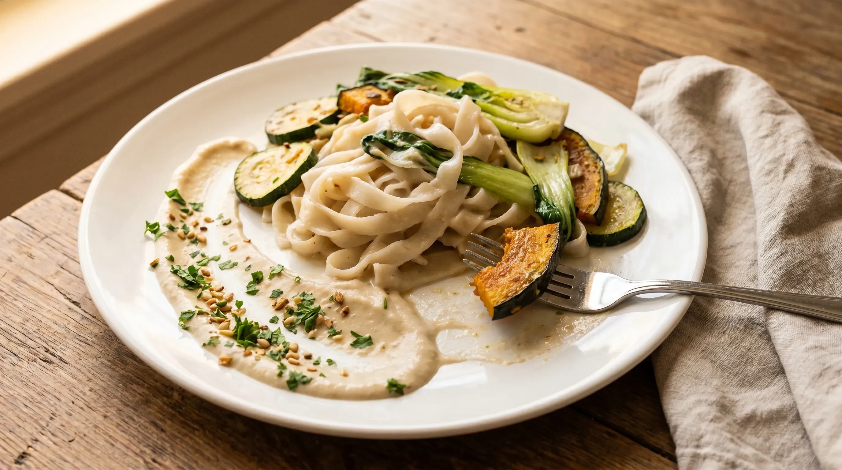 Creamy Lazy Noodles – glutenfrei & vegan & histaminarm