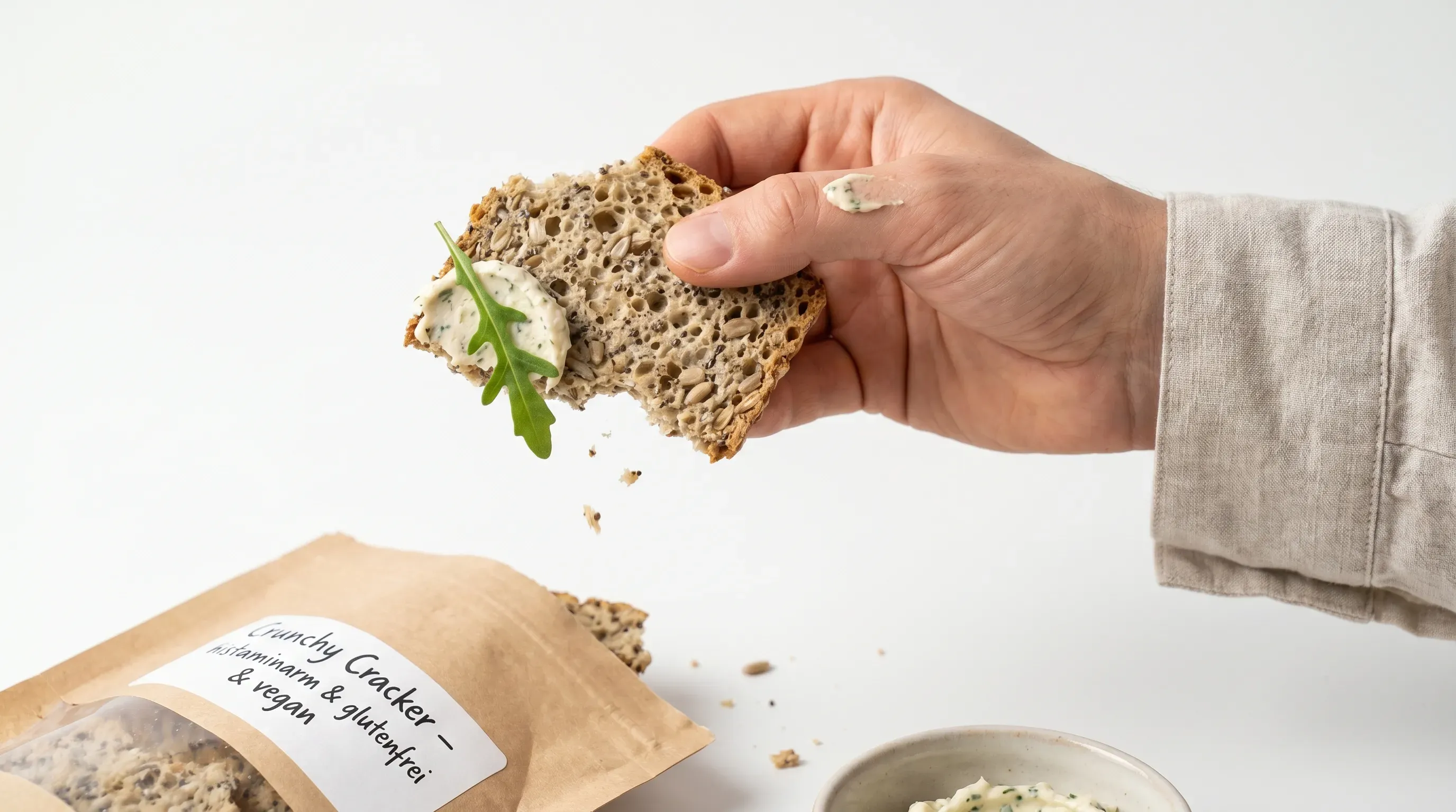 Crunchy Cracker – histaminarm & glutenfrei & vegan
