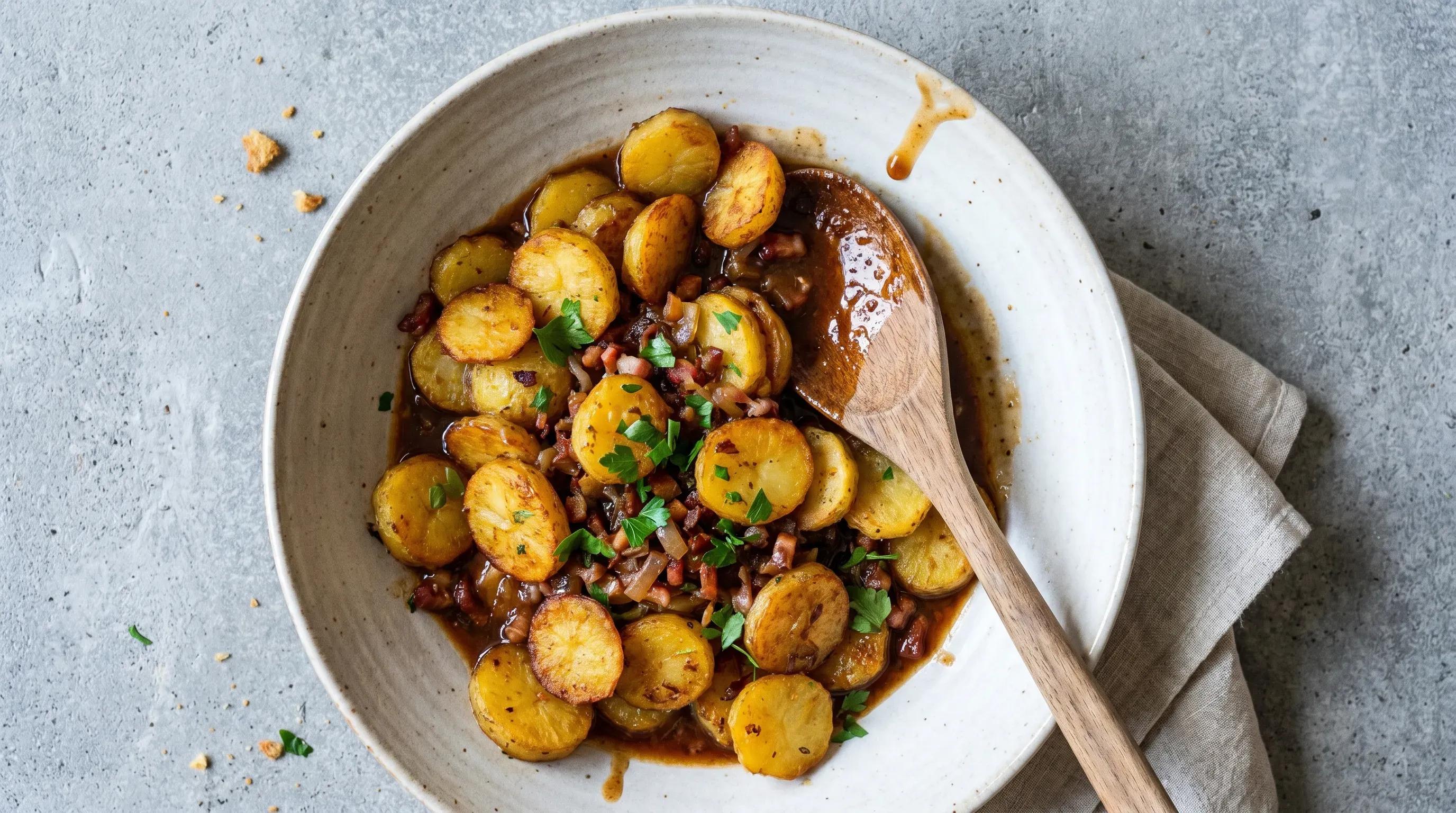 Crunchy, würzige Bratkartoffeln