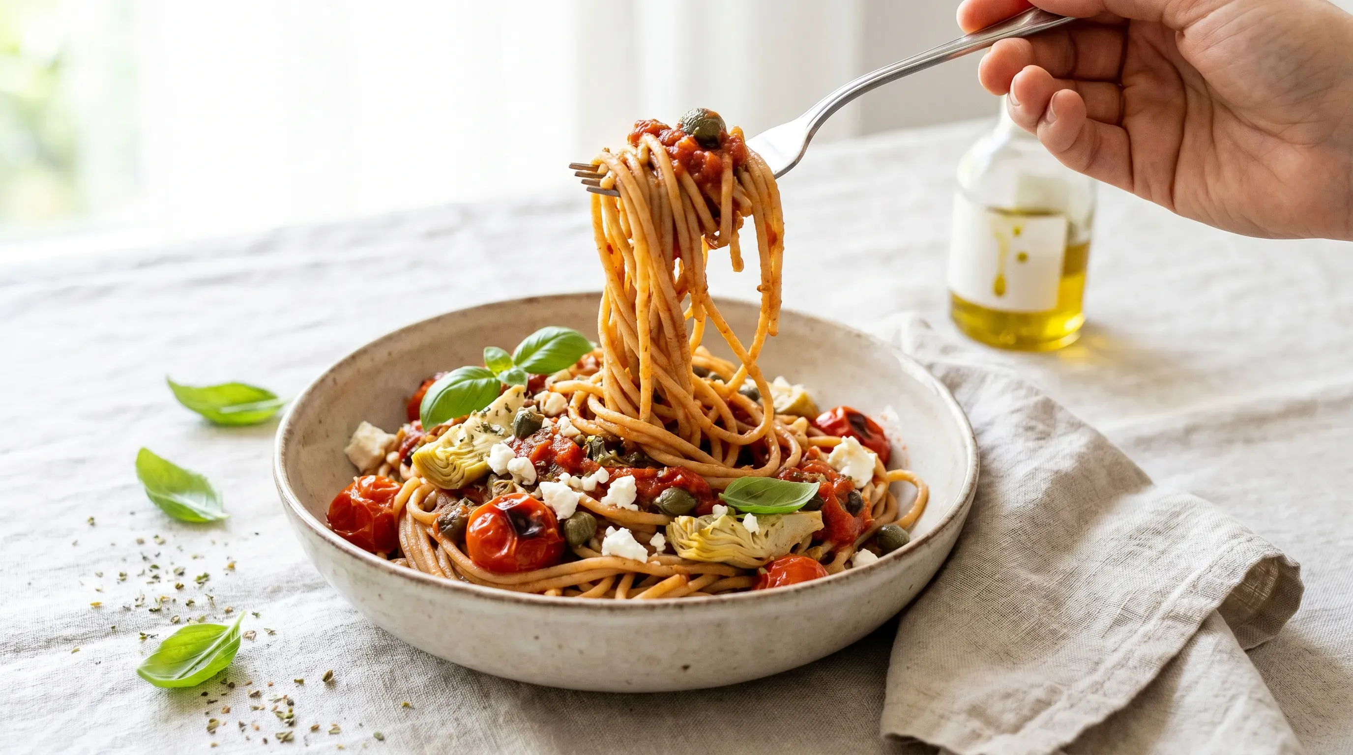 Darmfreundliche Pasta Mediterran