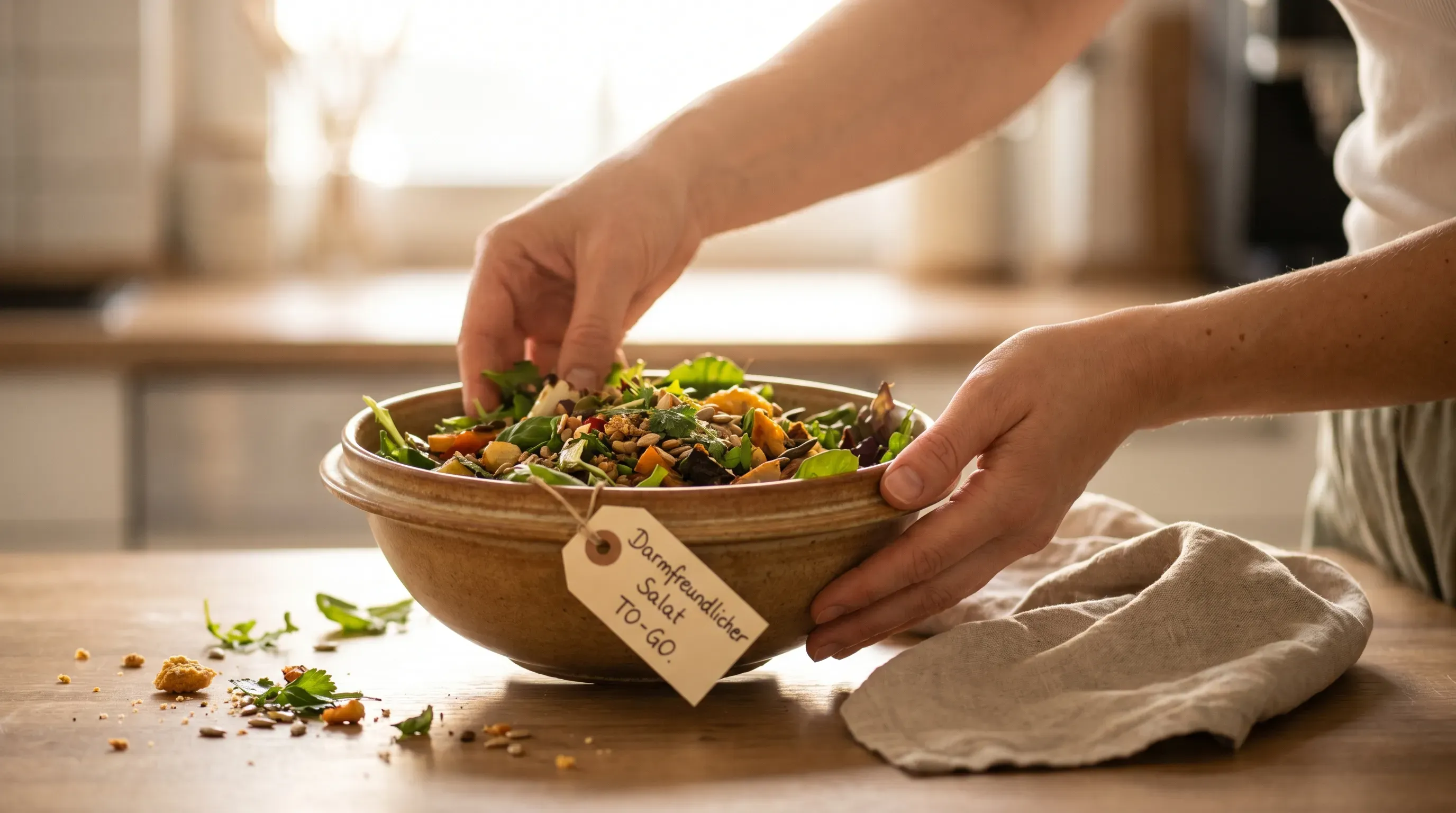 Darmfreundlicher Salat TO-GO