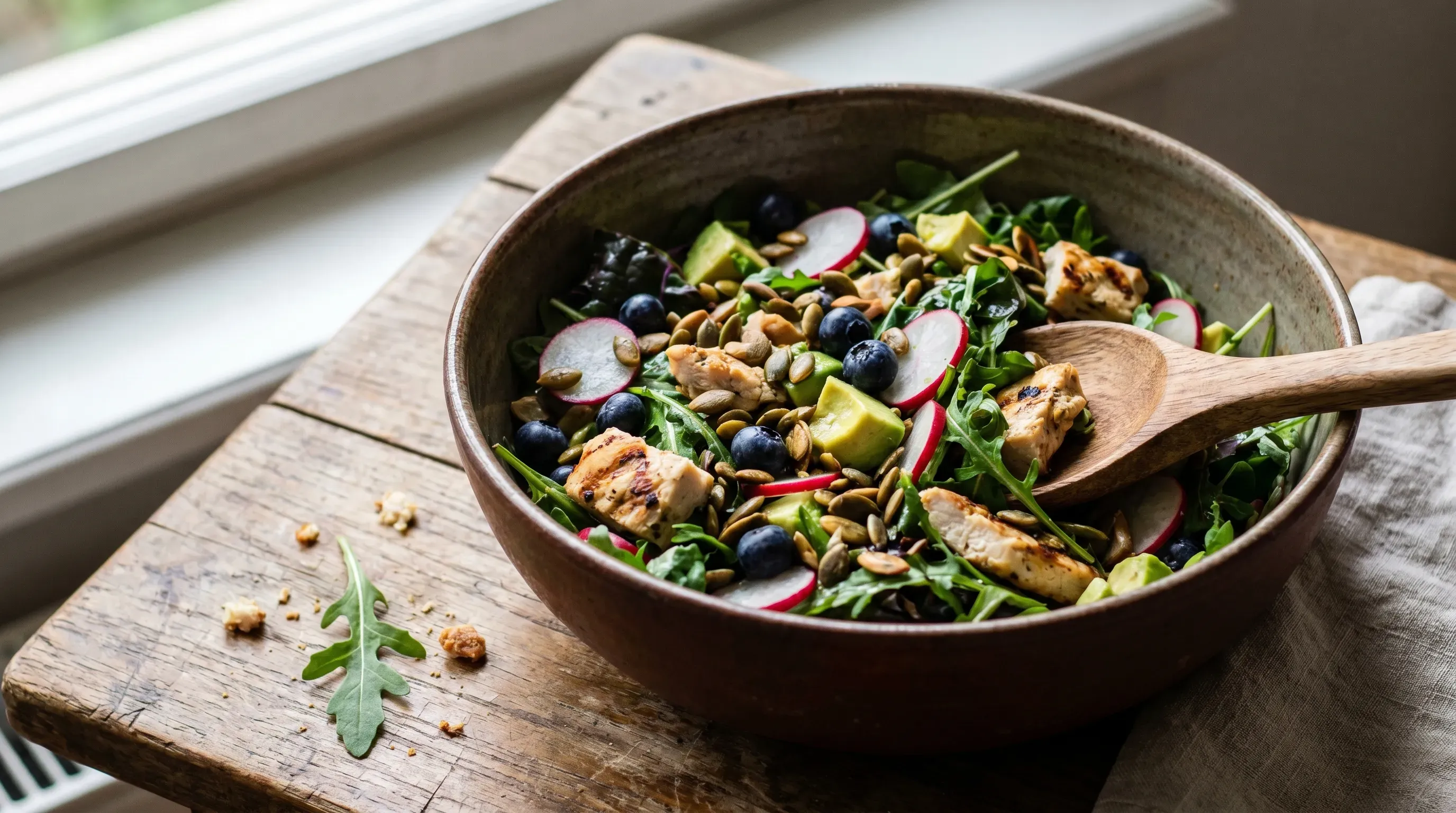 Darmfreundlicher Sommersalat