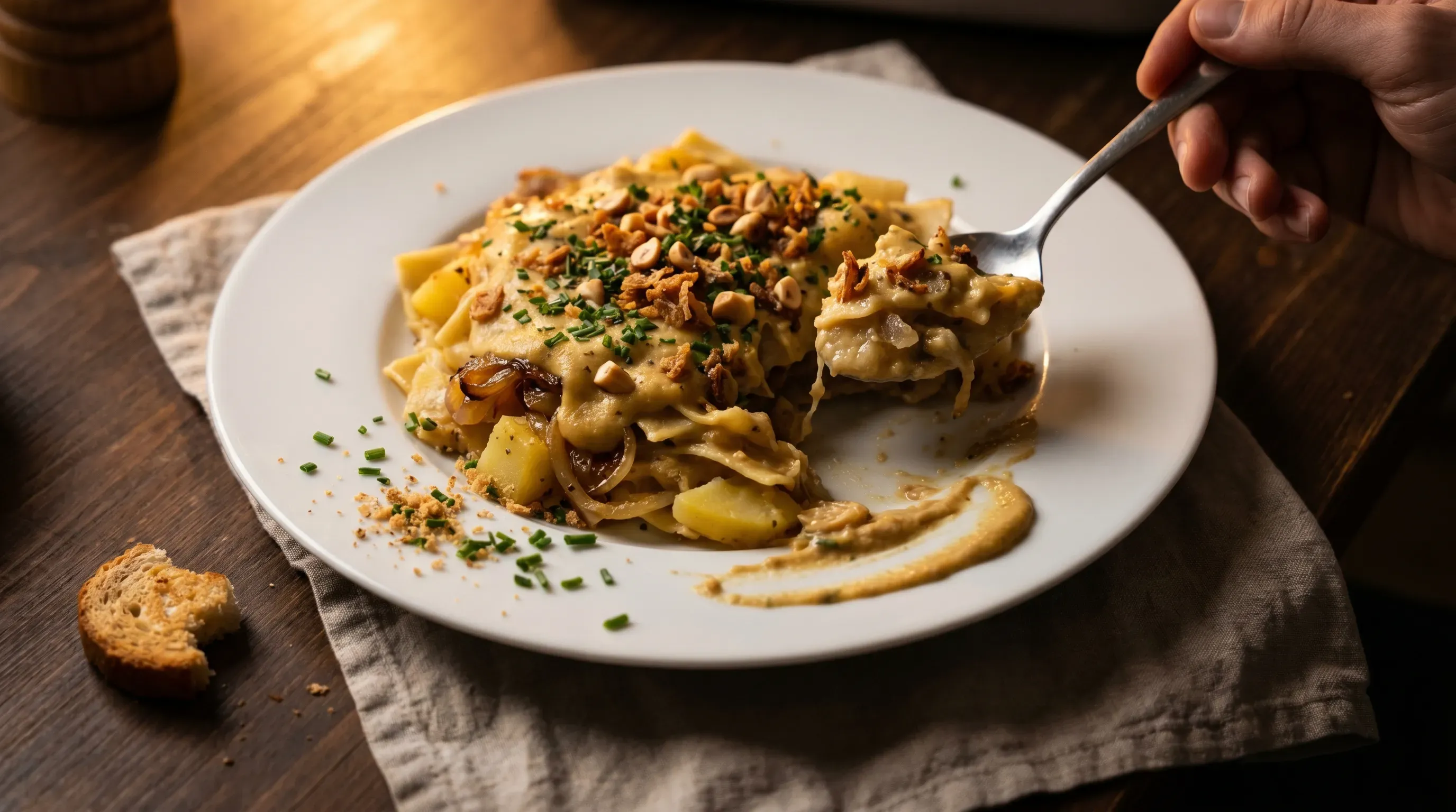 Darmgesunde, vegane Älplermagronen