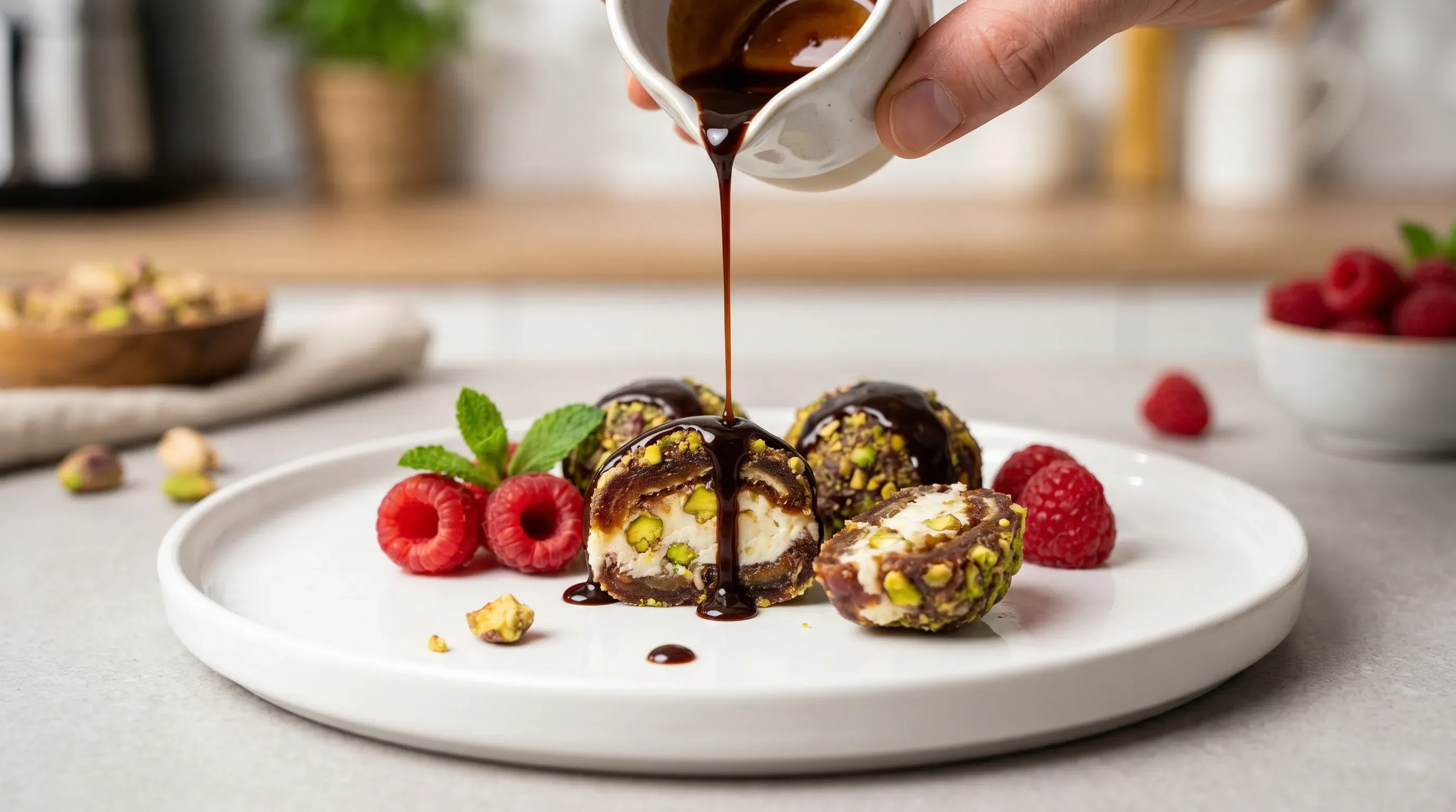 Dattel Pistazien Bites