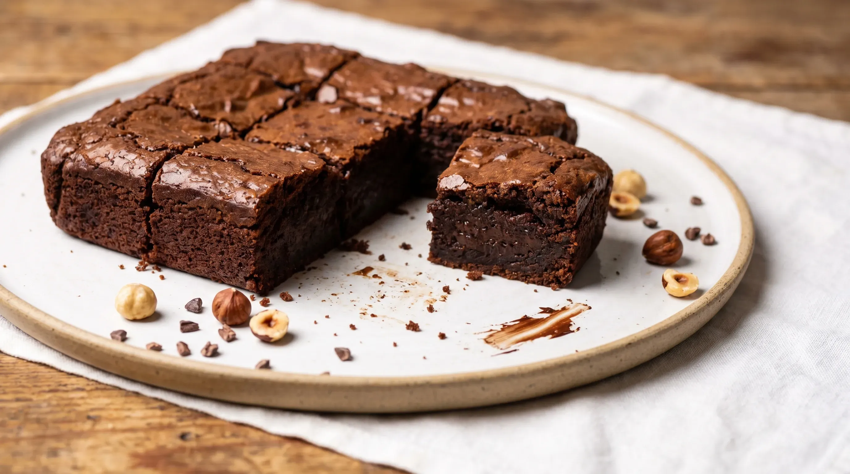 Dattelfreie Brownies