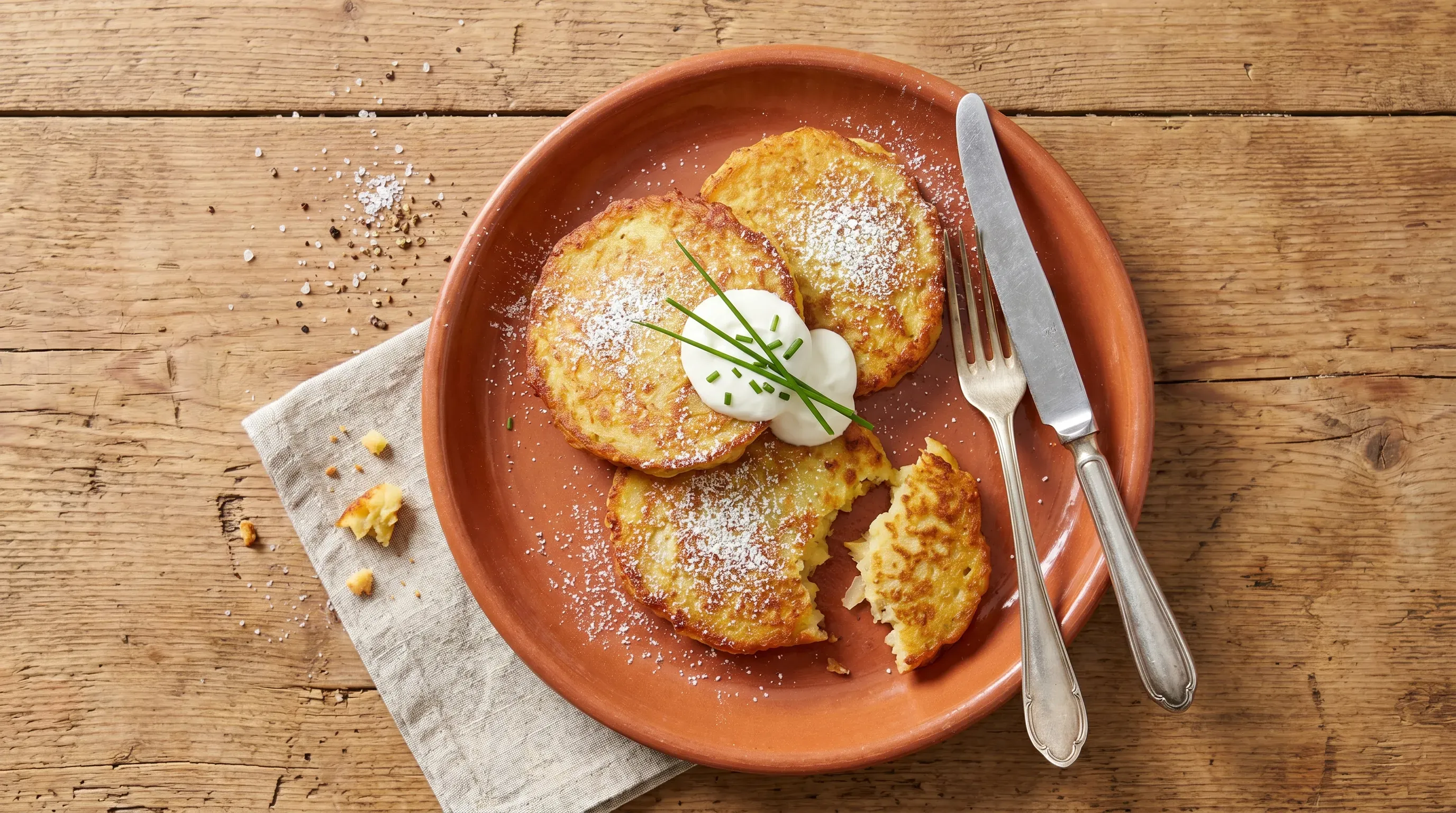 Deftige Kartoffel-Zwiebel-Puffer