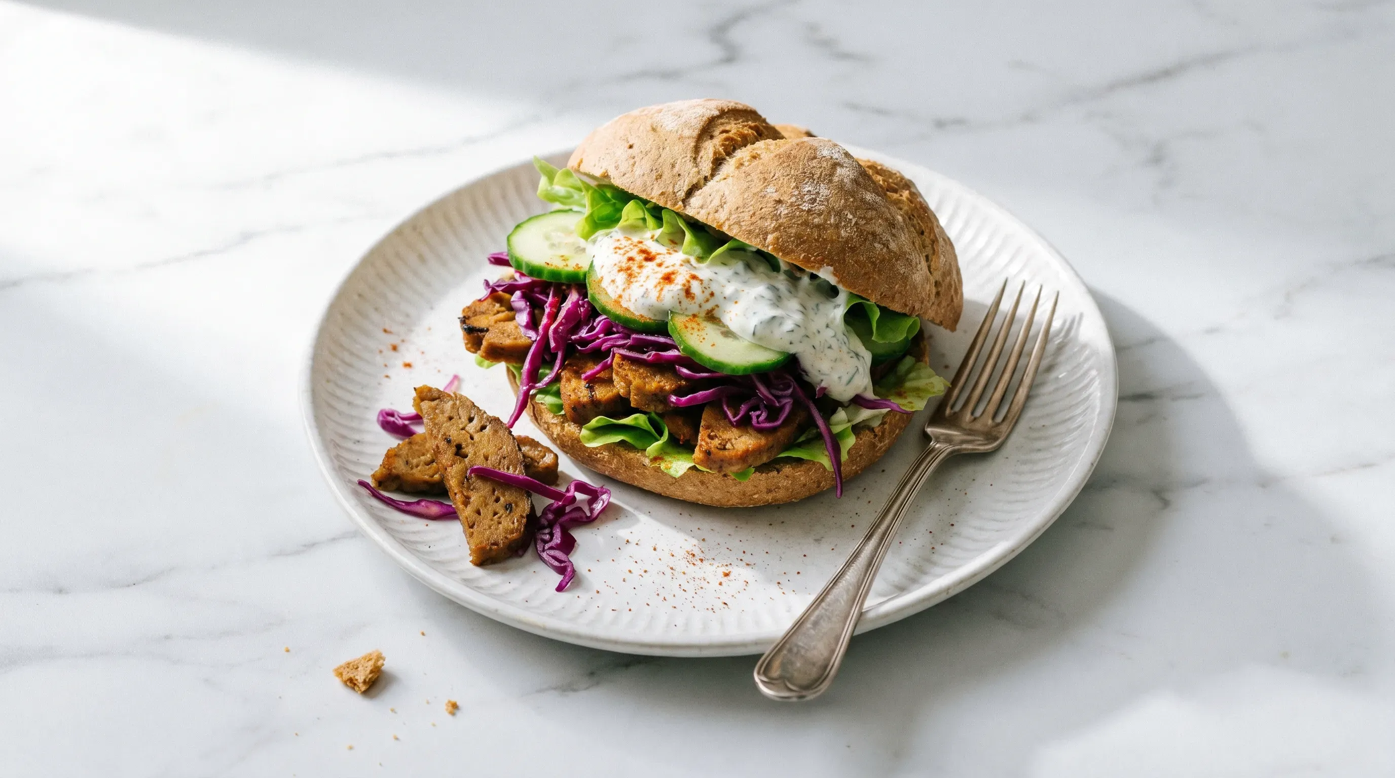 Dönerbrötchen – histaminarm & glutenfrei & vegan