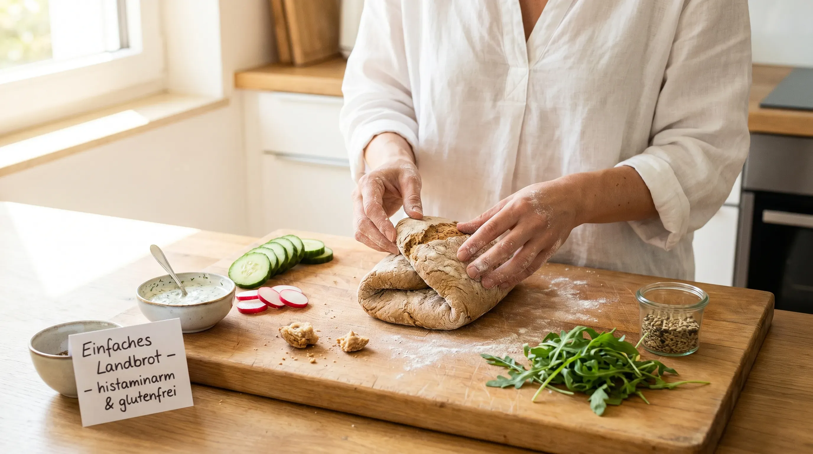 Einfaches Landbrot – histaminarm & glutenfrei