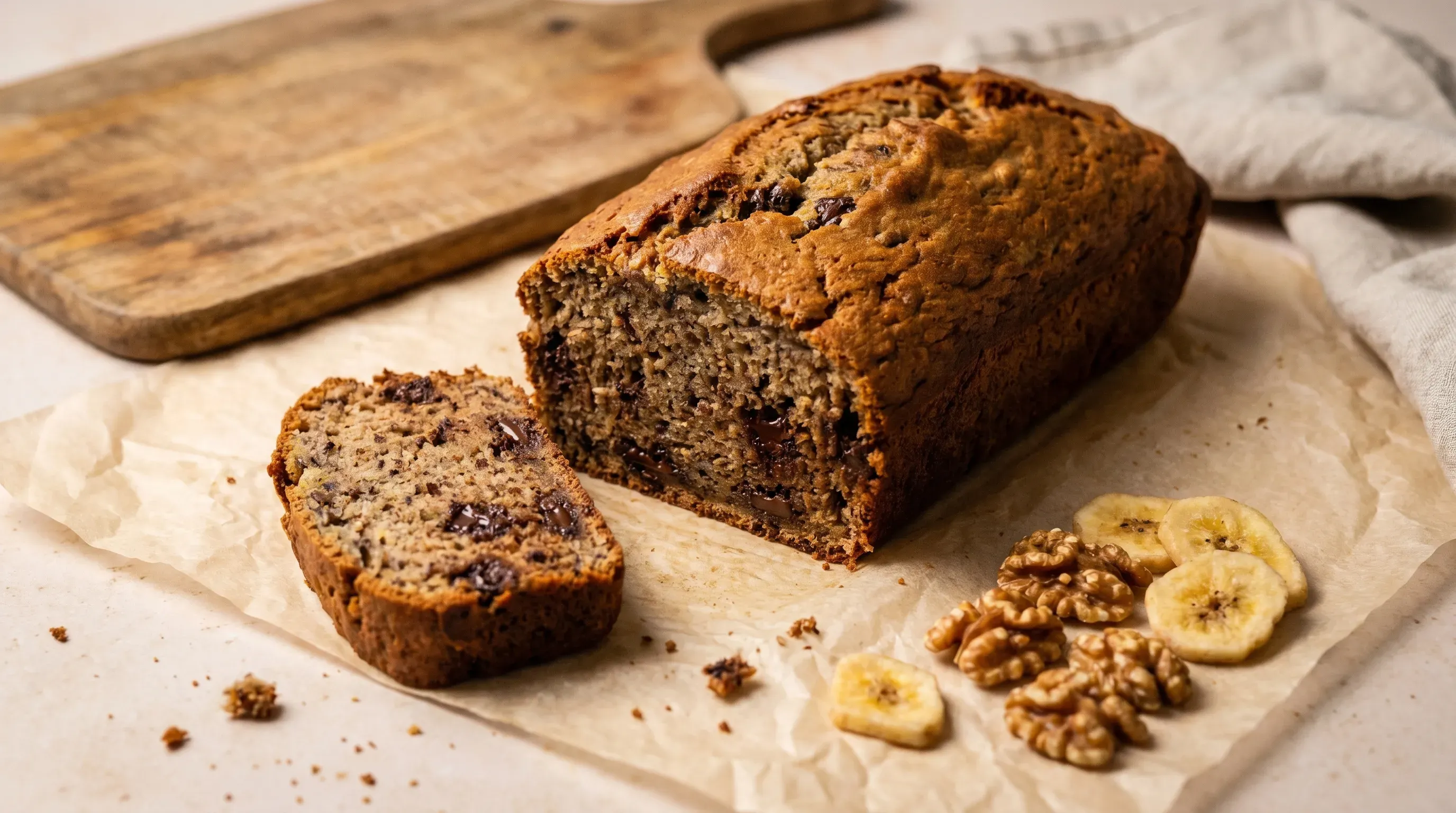 Einfachstes Bananenbrot