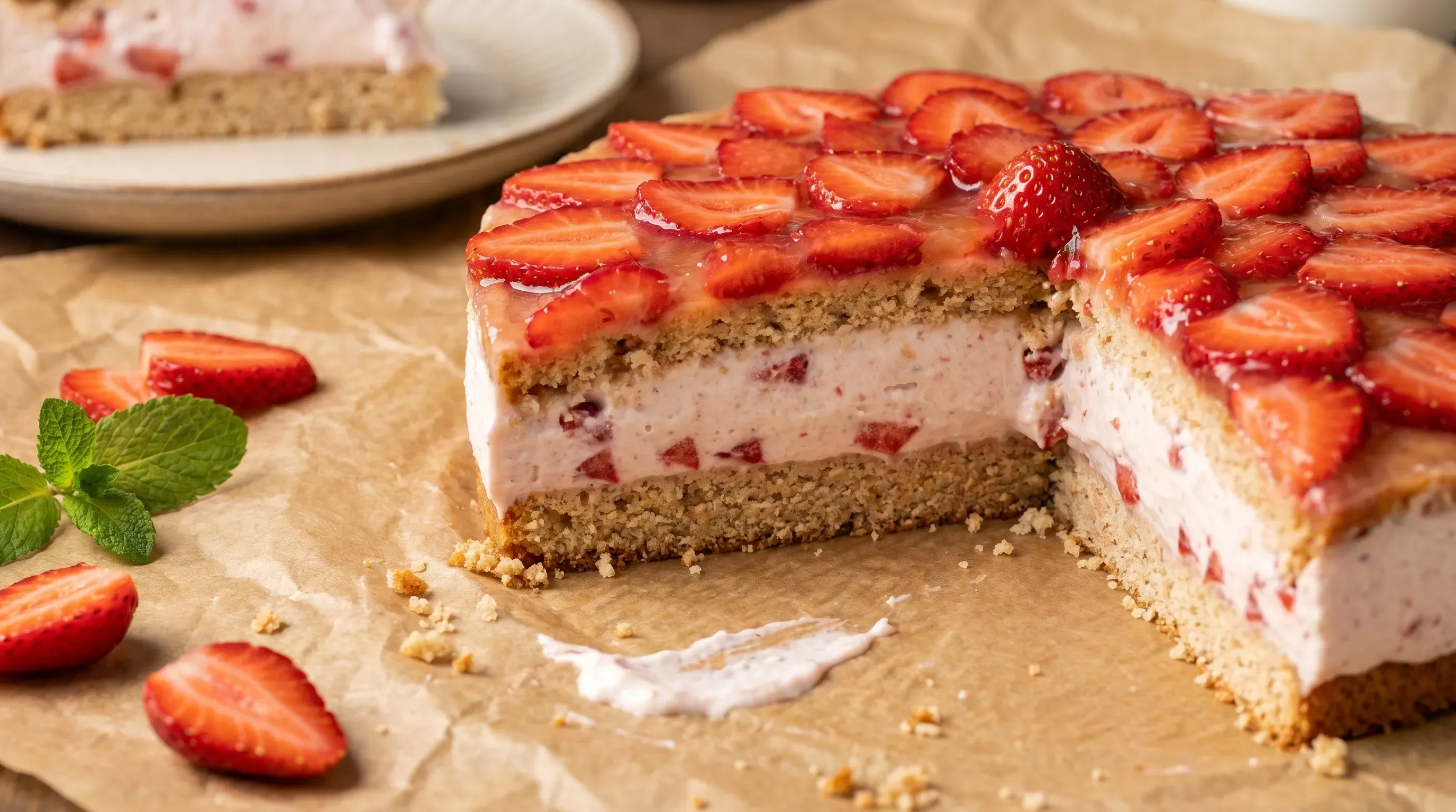 Erdbeerkuchen – histaminarm & glutenfrei