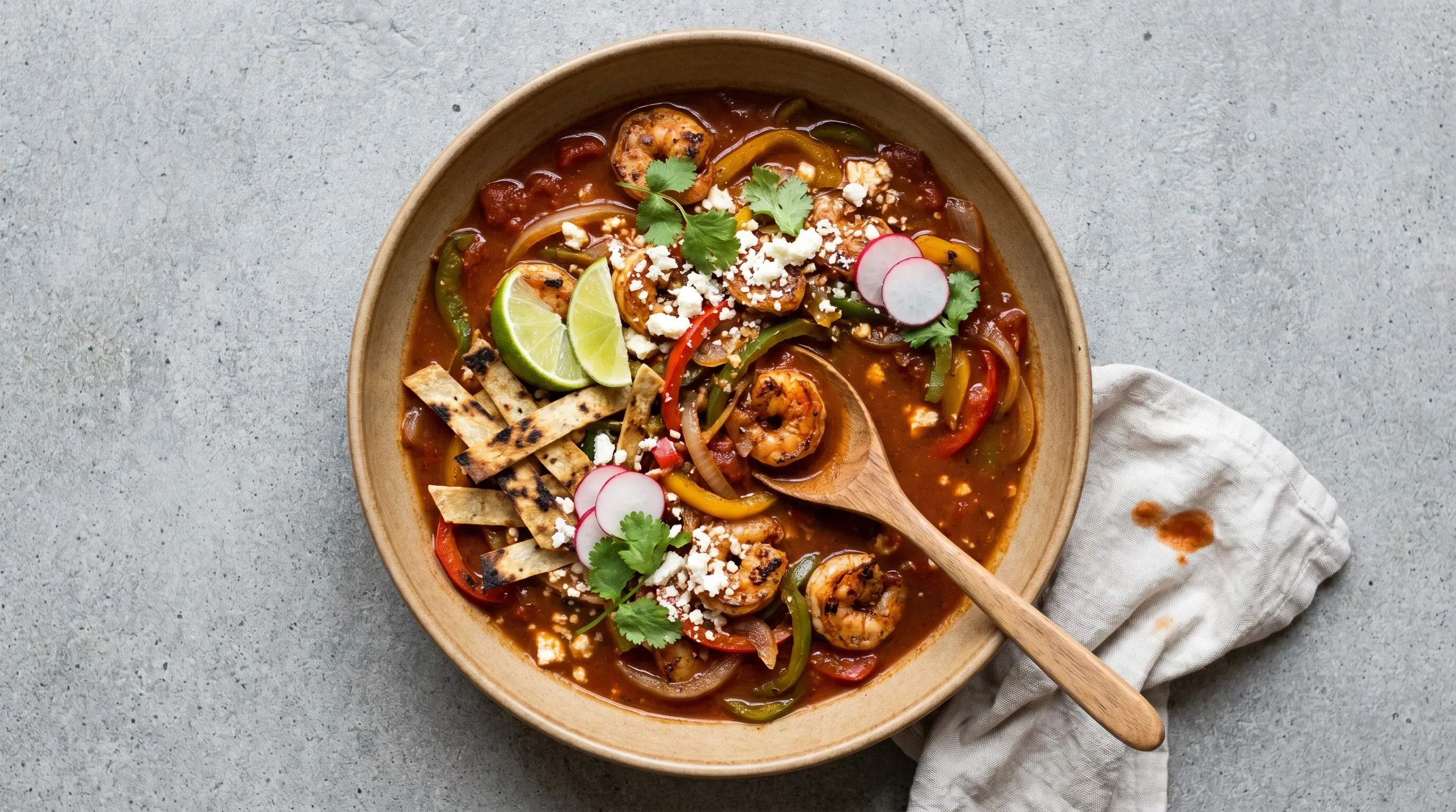 Fajita Garnelen-Tacos