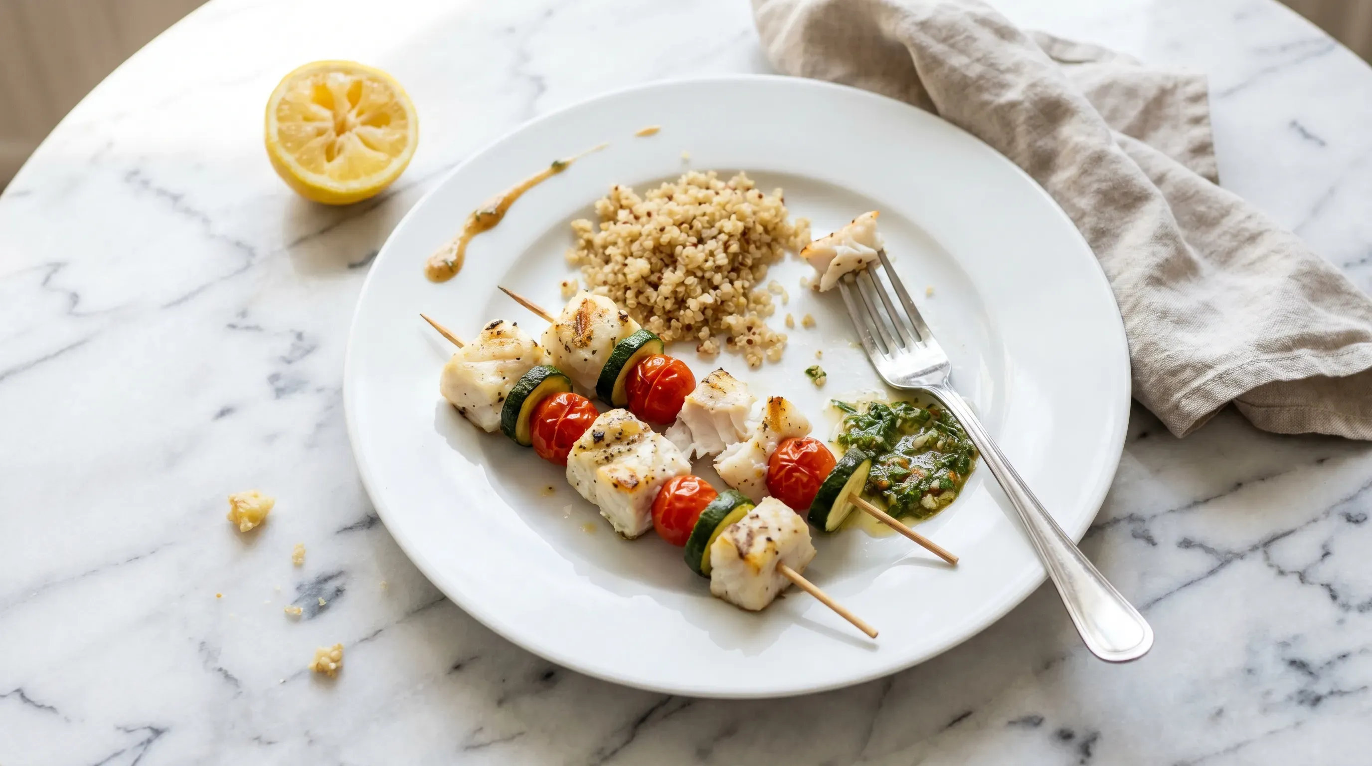 Fischspieße – histaminarm & glutenfrei & laktosefrei