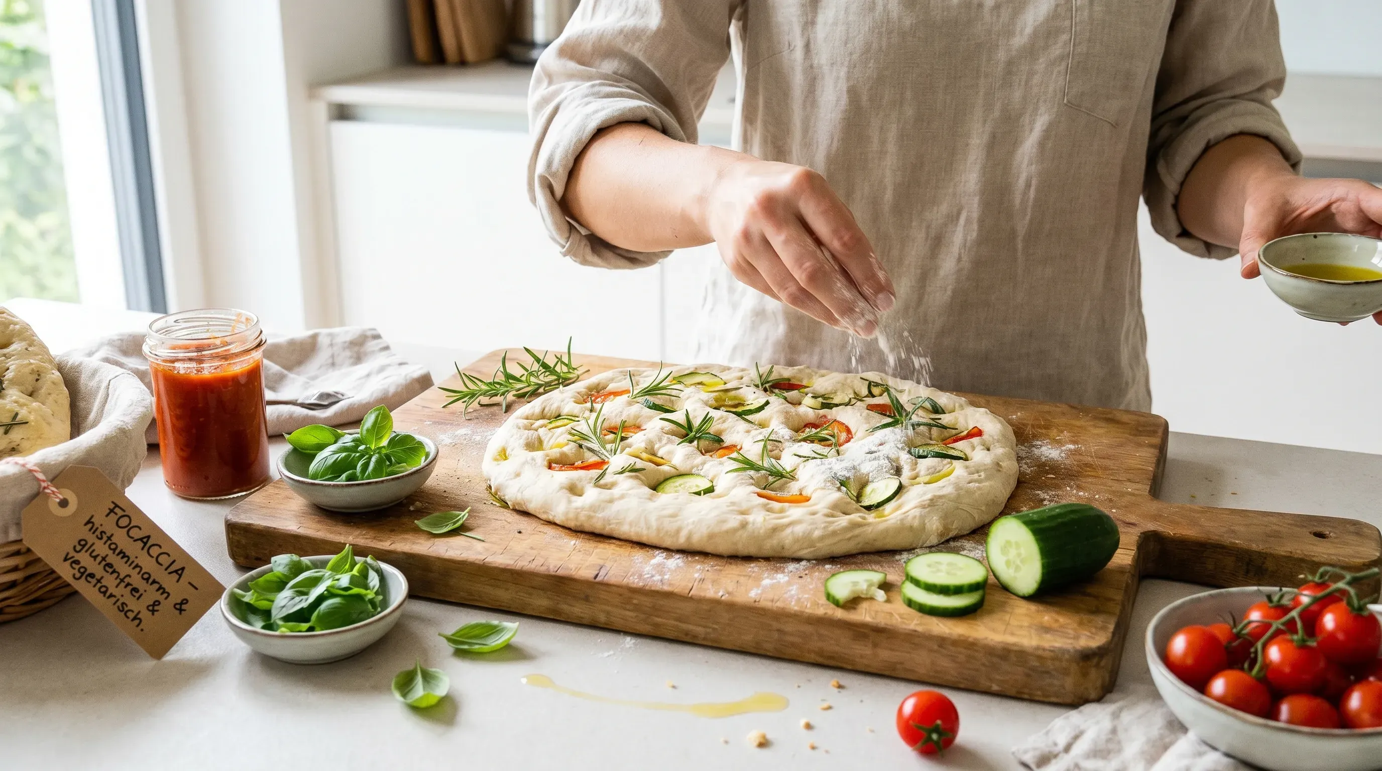 Focaccia – histaminarm & glutenfrei & vegetarisch