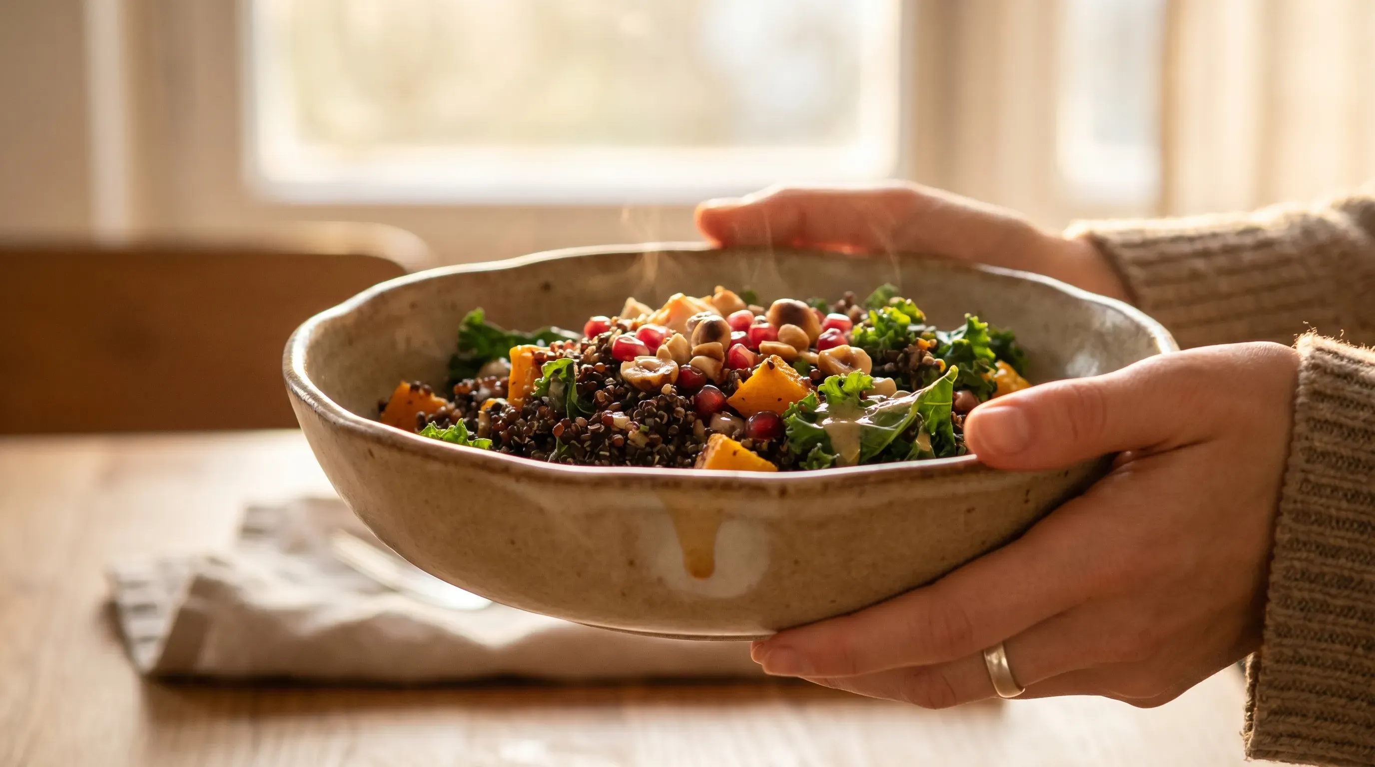 Schwarze-Quinoa-Grünkohl-Salat