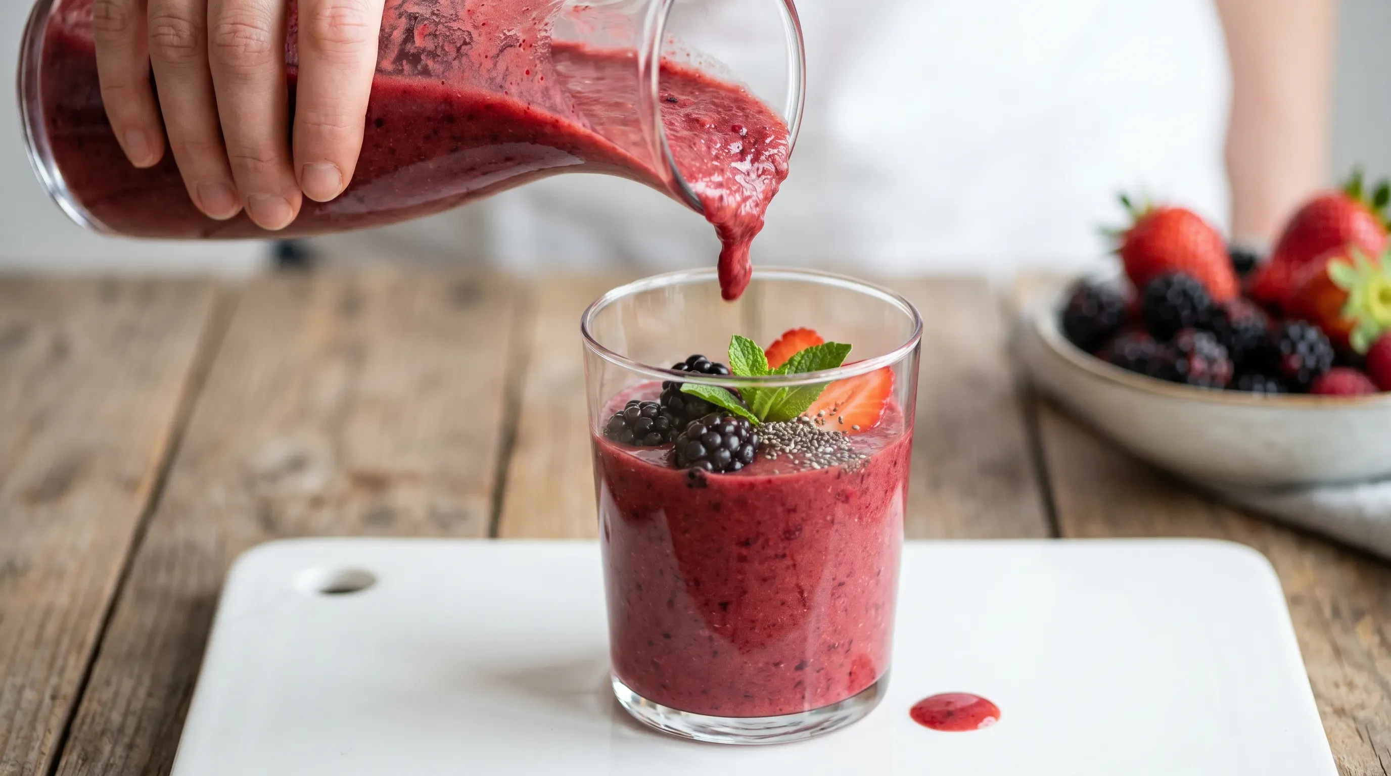 Beeren-Smoothie-Bowl