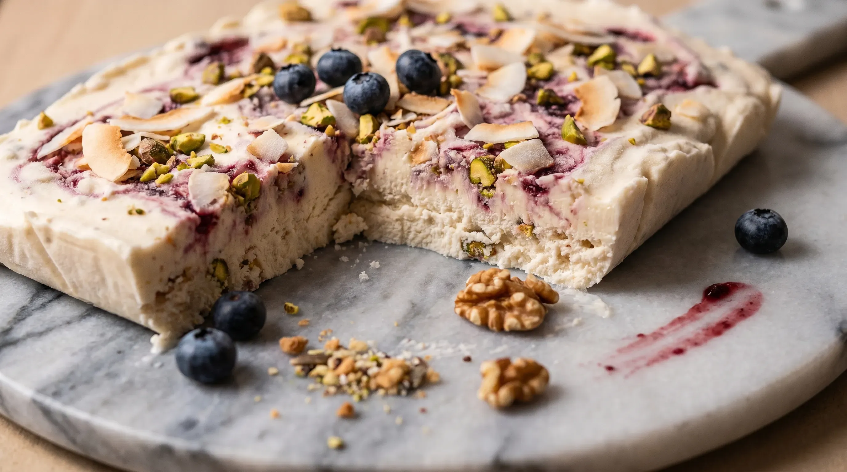 Frozen Yoghurt Bark – histaminarm & glutenfrei & vegan