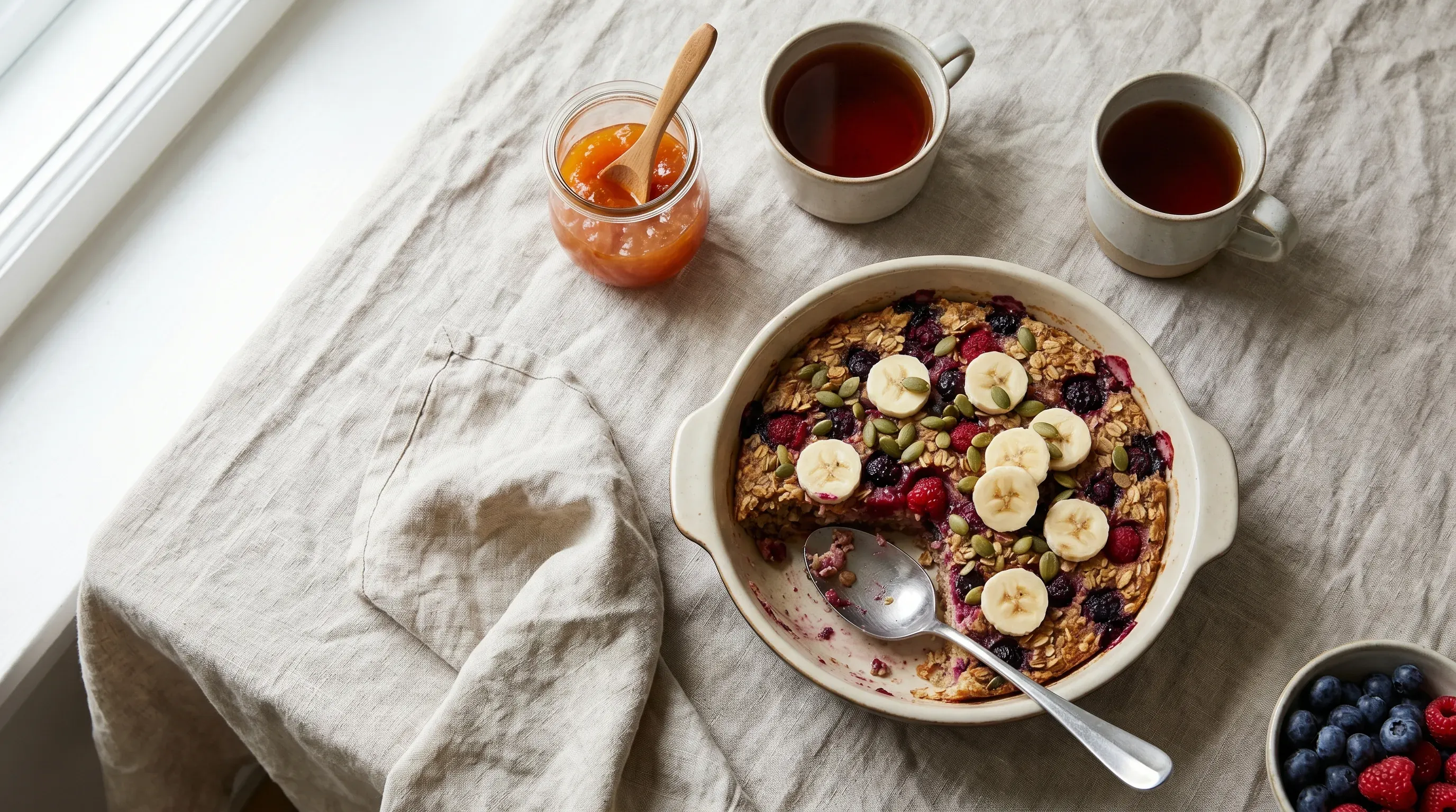 Fruity-Baked-Oats – histaminarm & glutenfrei & vegan