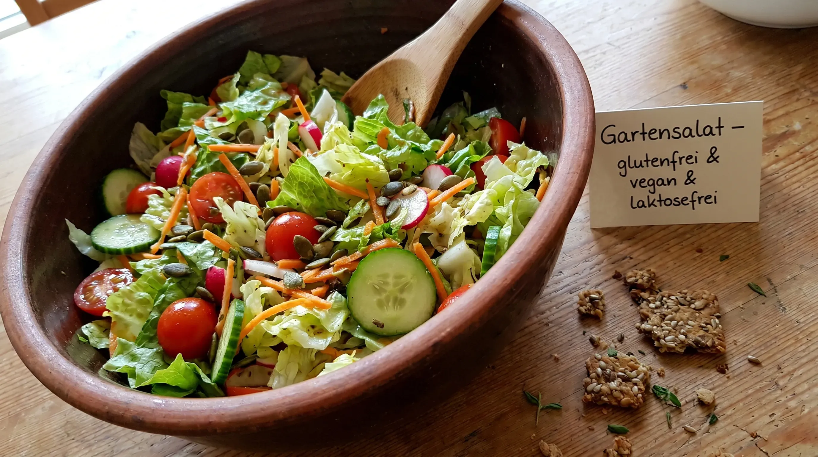 Gartensalat – glutenfrei & vegan & laktosefrei