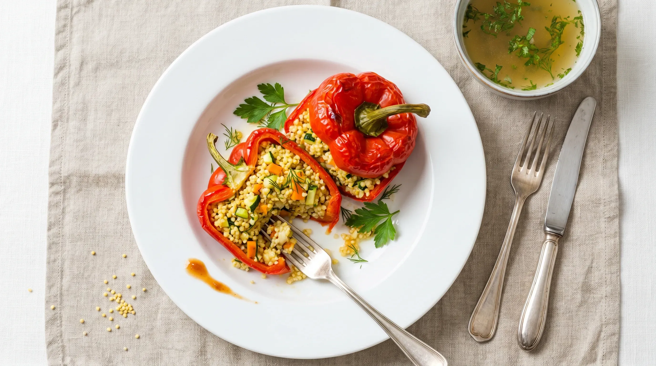 Gefüllte Paprika – histaminarm & glutenfrei & vegetarisch