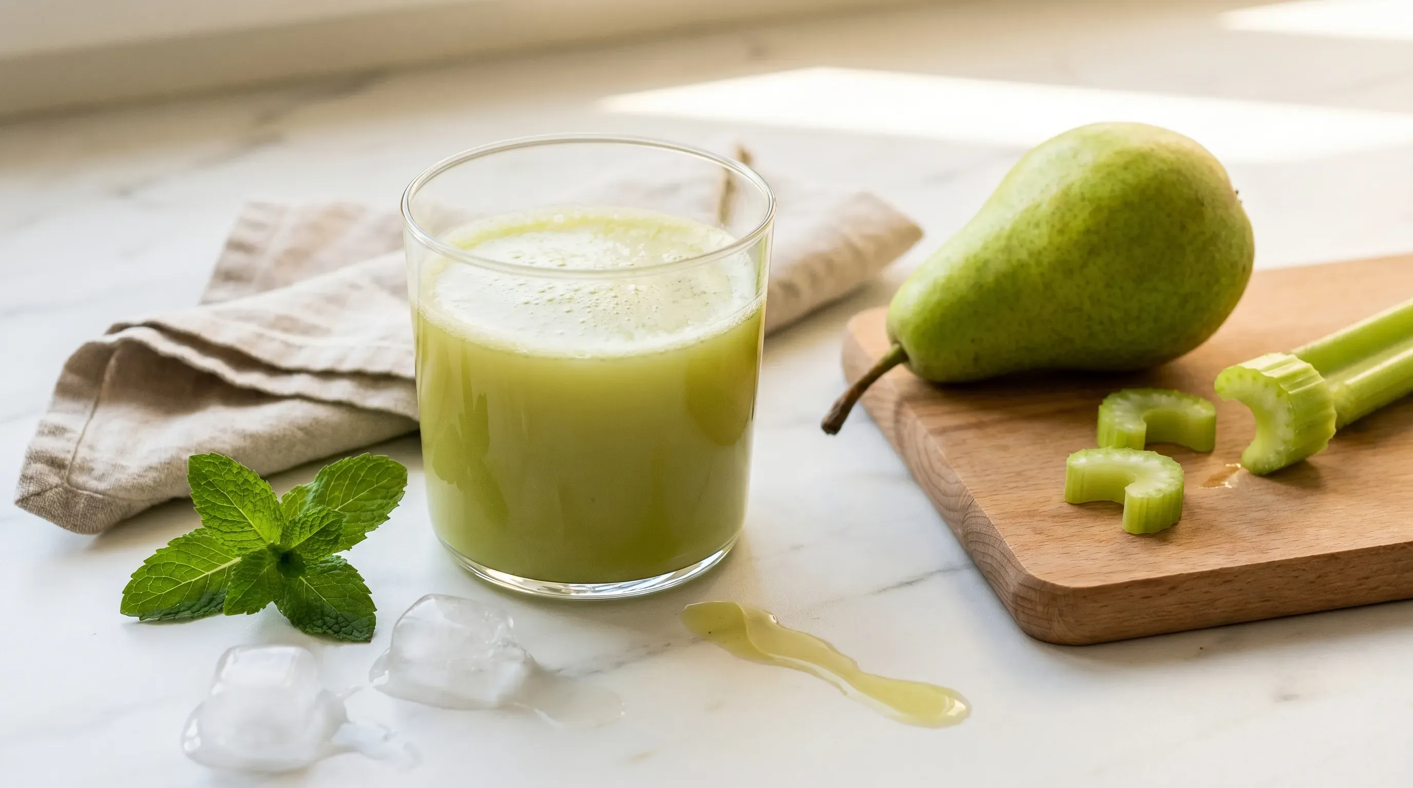 Gemüse-Birnen-Saft – histaminarm & glutenfrei & vegan