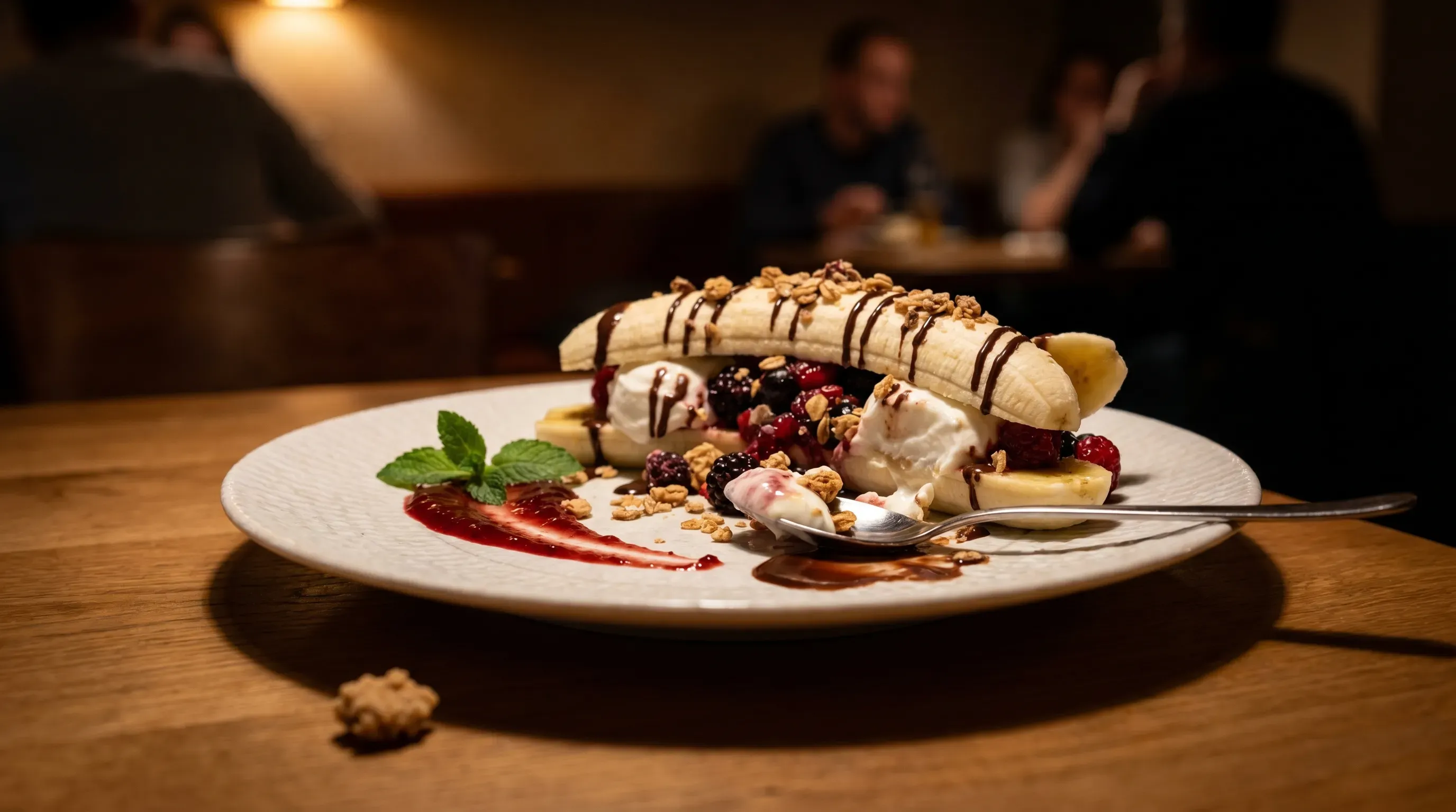 Gesunder Bananensplit