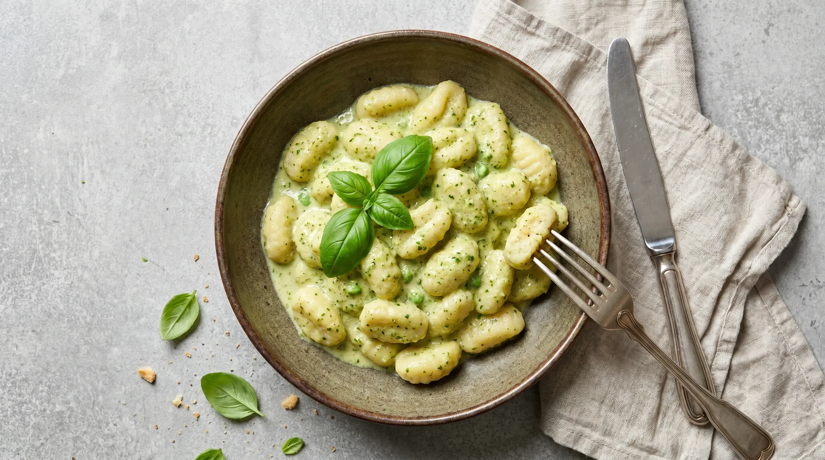 Gnocchi mit P-Sauce – glutenfrei & vegetarisch & histaminarm
