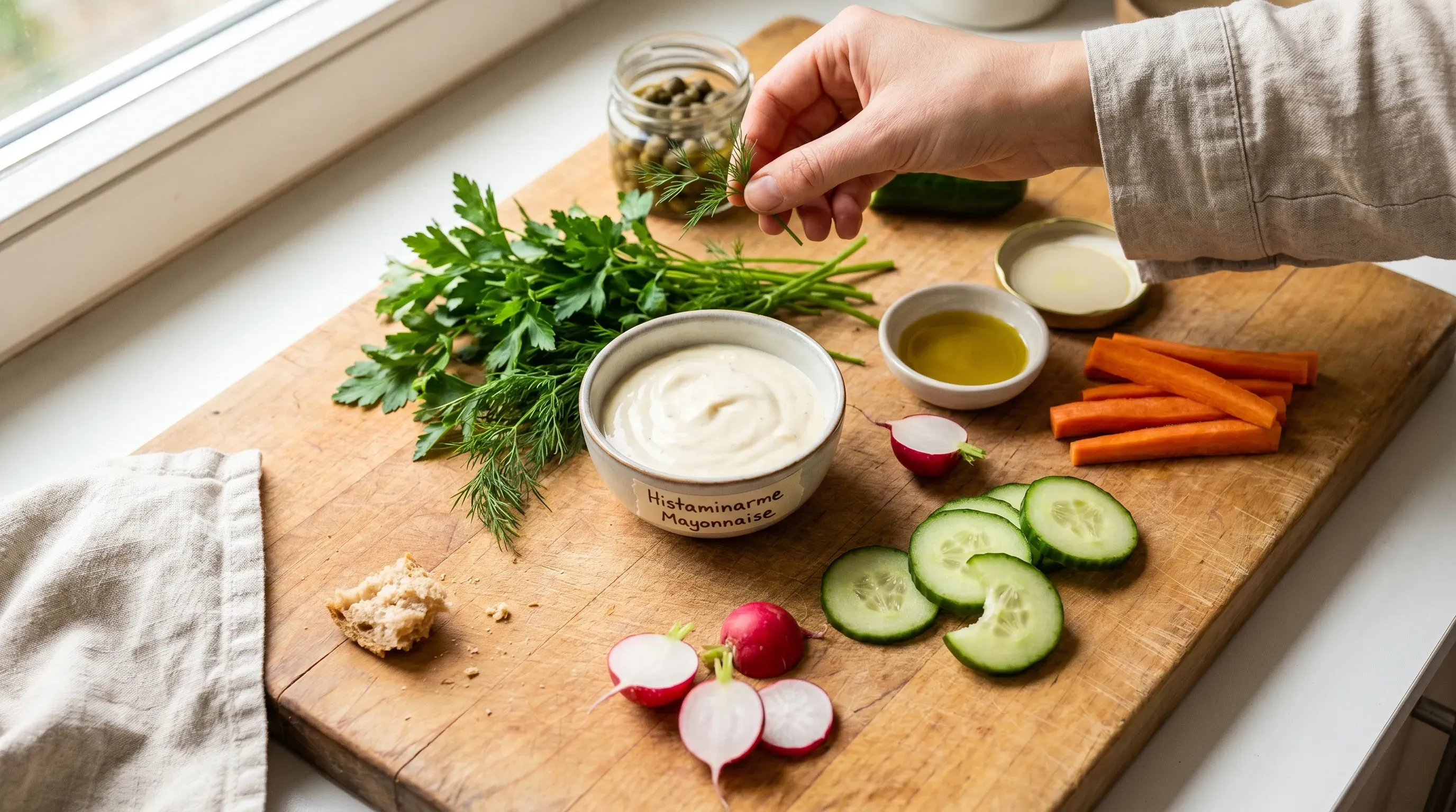 Histaminarme Mayonnaise