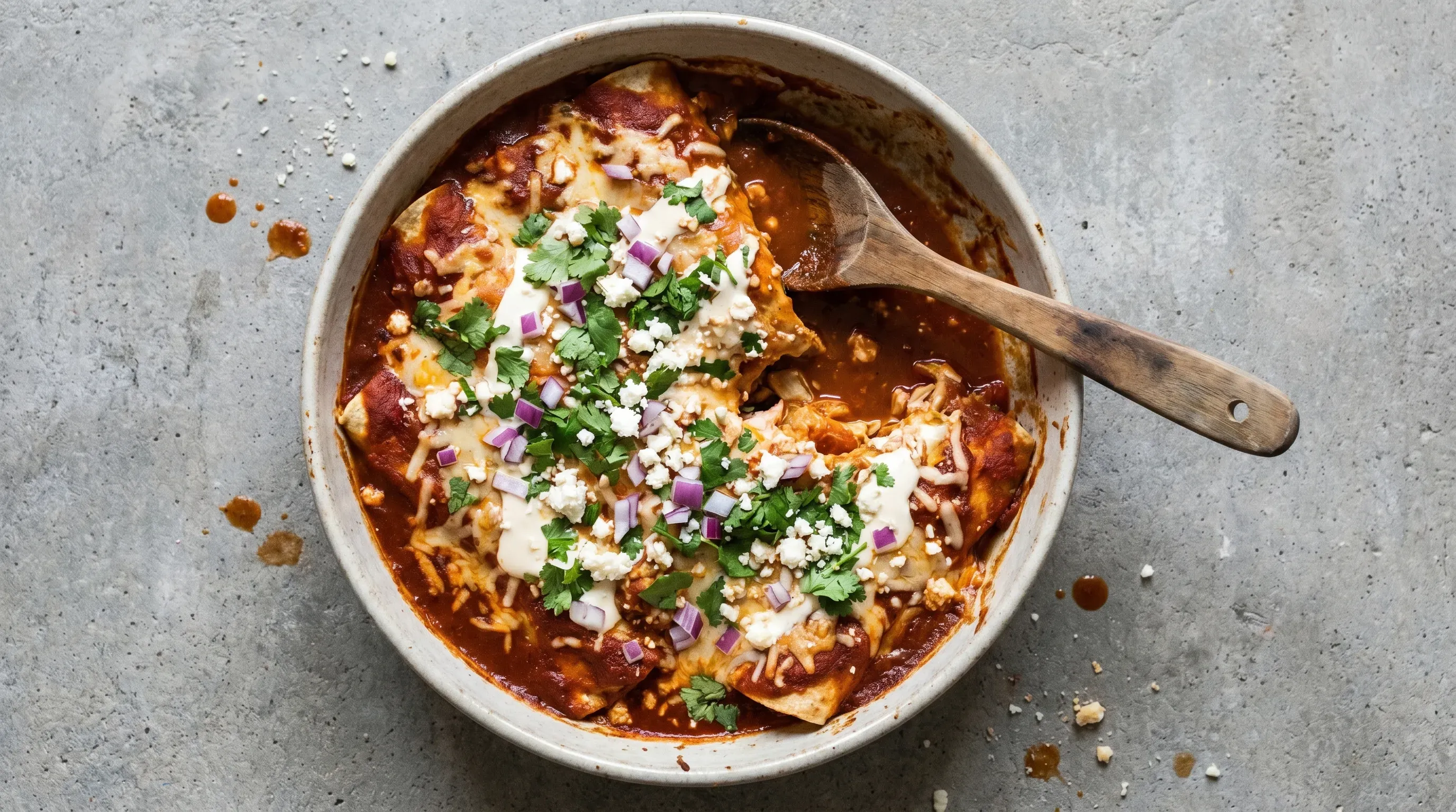 Hähnchen Enchiladas