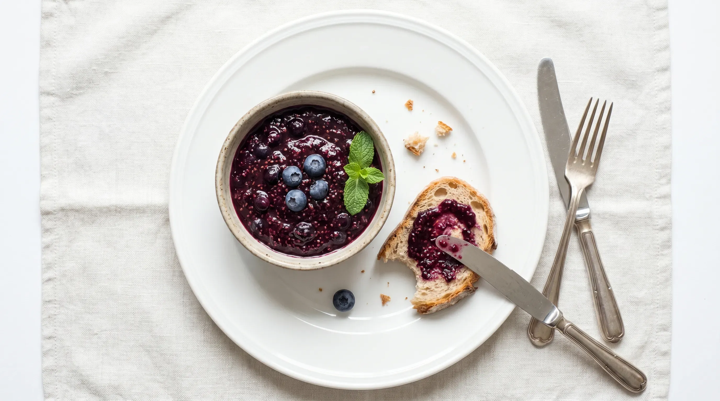 Heidelbeeren Chia Marmelade